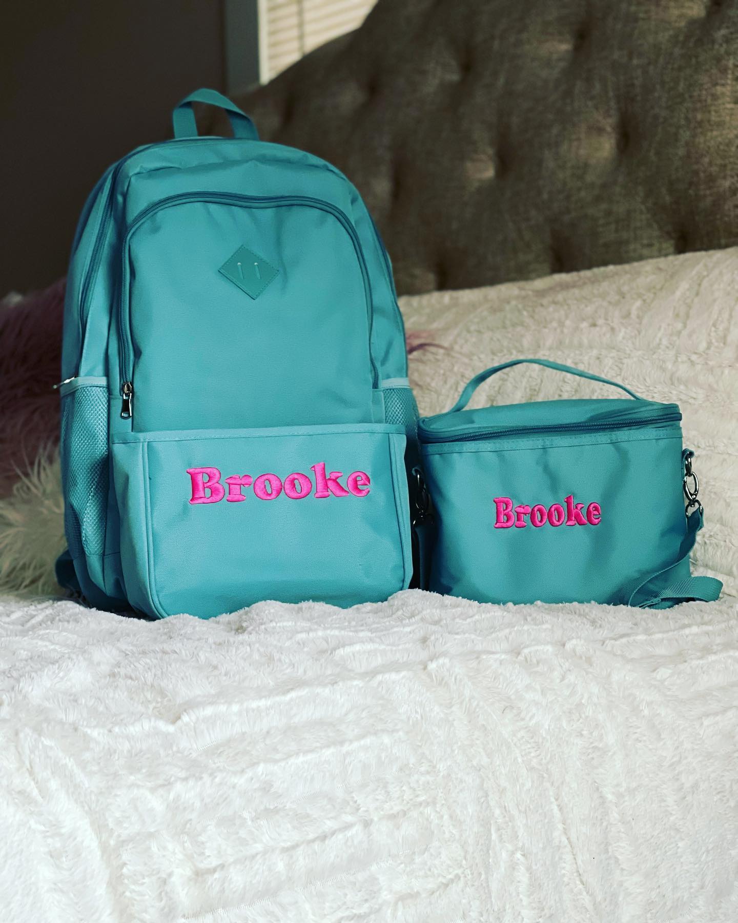 Someone is ready to go back to school! #embroidery #custommade #klassikkreations #backtoschool #personalizedgifts