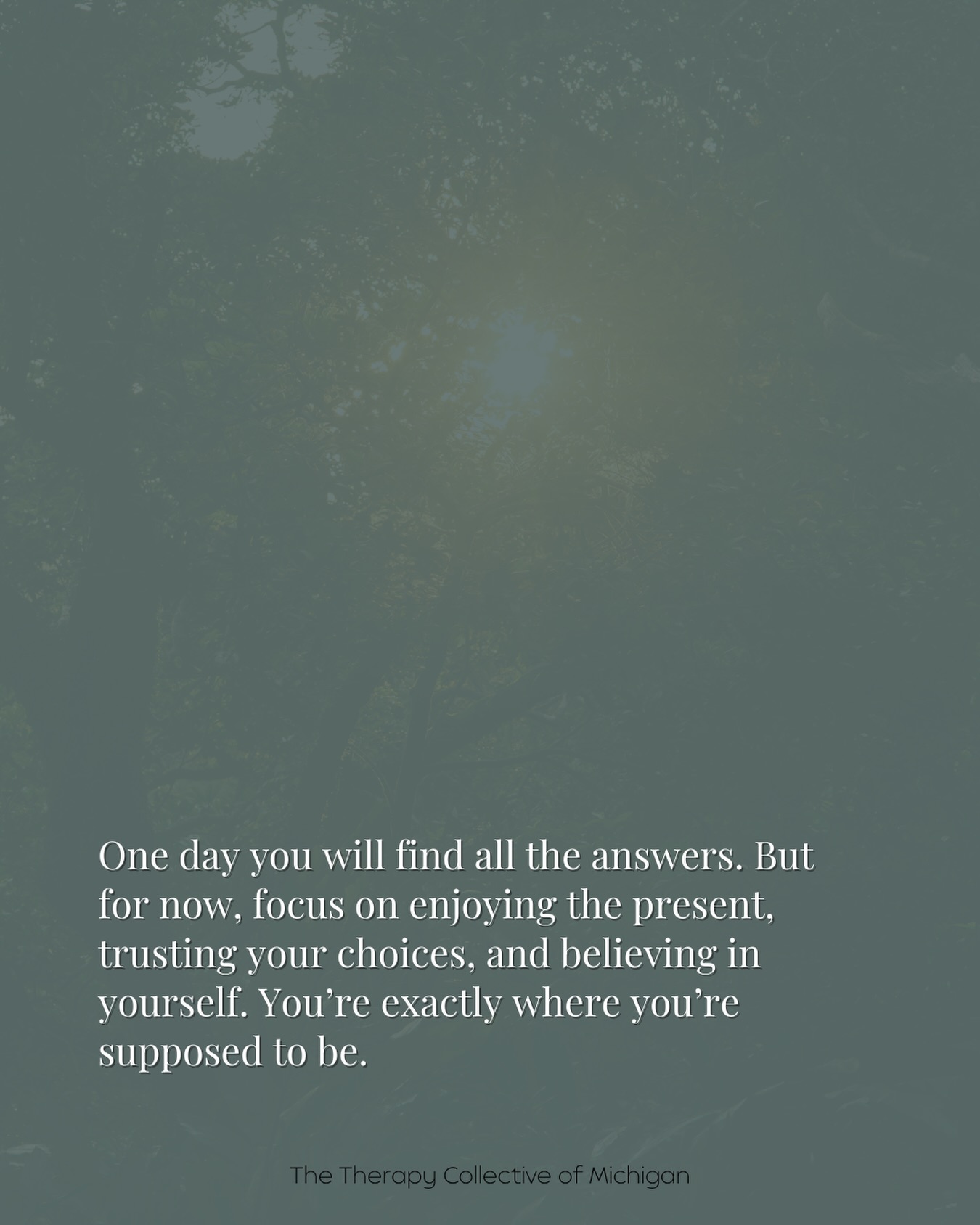 One day, everything will make sense.🤍 But today isn’t about having all the answers. It’s about trusting the steps you’re taking, honoring the growth you can’t always see, and believing in yourself even in the in-between.
You are not behind. You are not lost. You’re exactly where you’re meant to be, and that’s something to be proud of.✨
-
-
-
#quote #mentalhealthquote #michigantherapy #southgate #grosseile