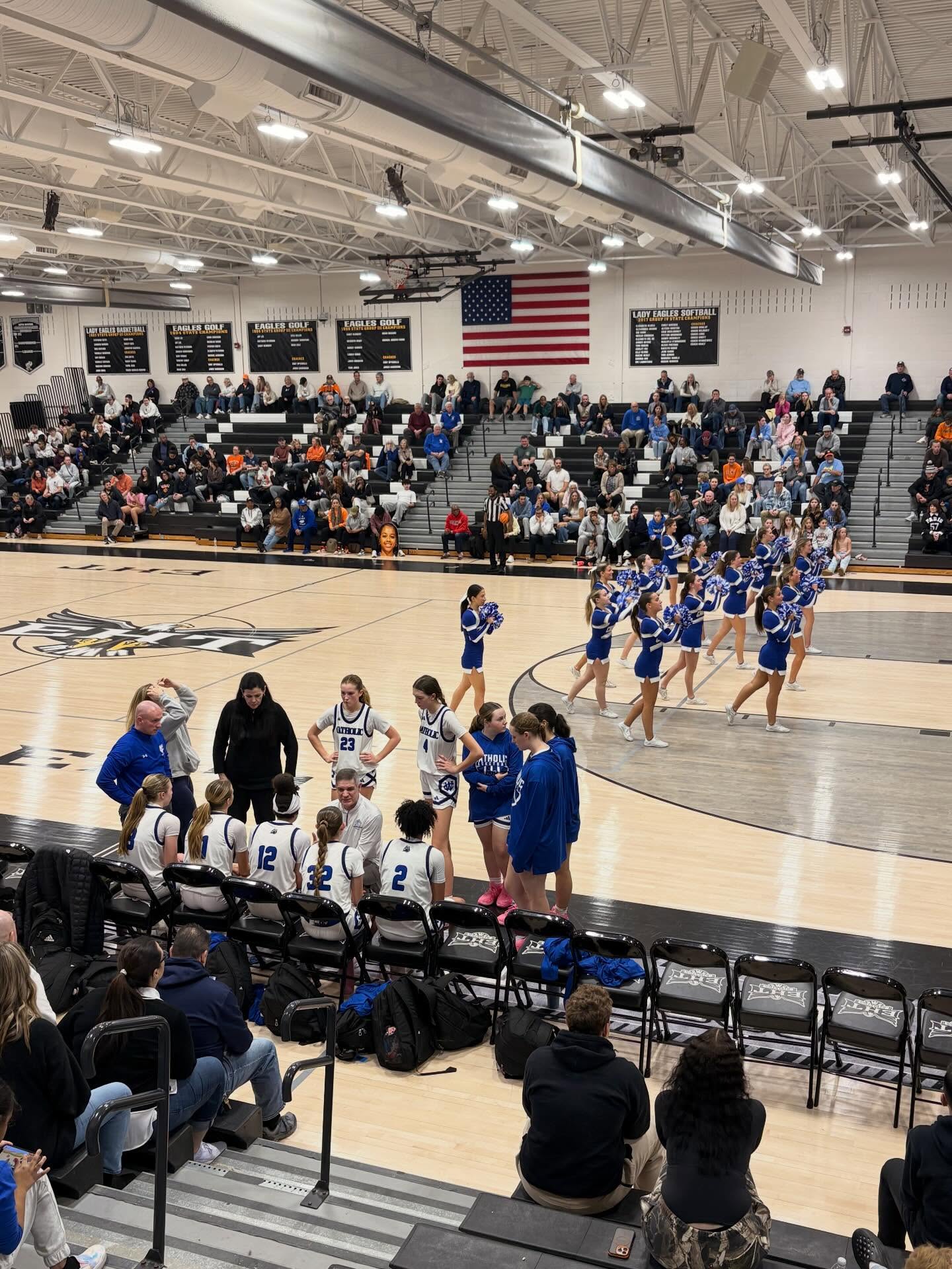 Hard fought game at the CAL Championship. Bright future ahead for WCA girls basketball ✨🏀