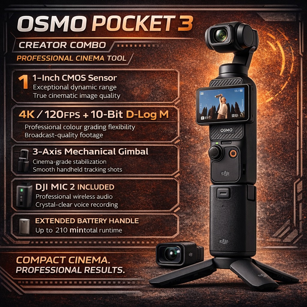 Introducing the latest bit of kit to our media fleet. The DJI Osmo Pocket 3 Creator.
Sometimes smaller is better and less is more, and that's where the Osmo comes into power. With it's wide camera lens, long lasting battery, easily controlled microphones and capture orientation, all squeezed into something that can be held in one hand and yet, has a gimble to stabilize the camera, brings many new possibilities, and much better prices.
The Osmo 3 has very quickly integrated itself into our Wedding, Real-Estate and Social Media services, providing quick, high quality, and cheap media capture in a way that outshines most methods used today. Even with all of that, it brings one more hidden gem into the limelight and that's the Active Tracking software, capable of 'locking' onto a person or object to keep them perfectly in frame at all times, essential for things like real-estate house tours and wedding highlights.
If you're interested in hiring us, contact us at info@media4youiow.co.uk or on 07395322561. Or visit our website to browse our different services in more detail!
#Isleofwight
#Wedding
#Realestate
#Osmopocket3creator