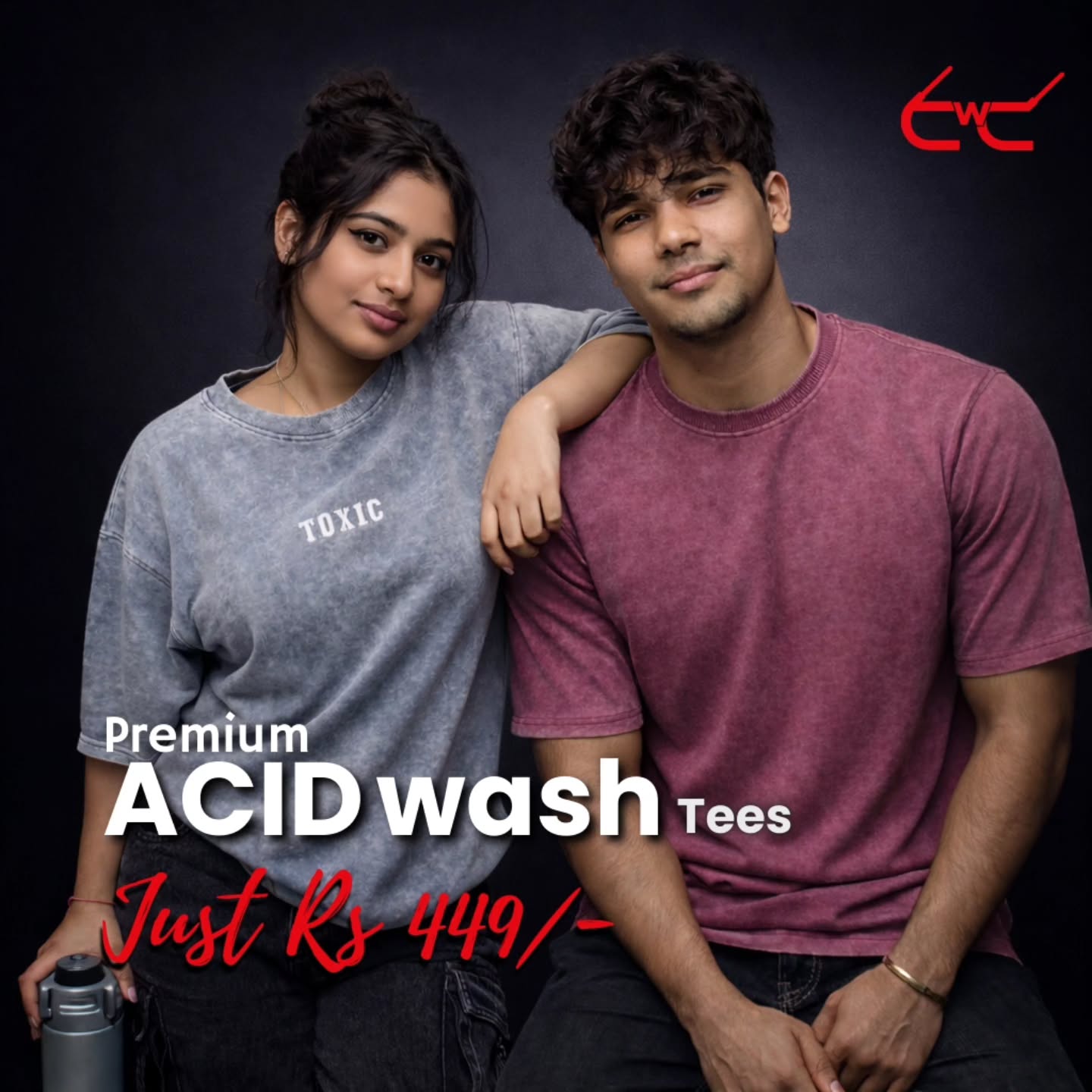 Only at https://www.collegewalicloset.in/
Premium Acid wash Tees
240 gsm
French Terry Cotton
Loop knitted fabric
Clicked By~ @ru.dra7910