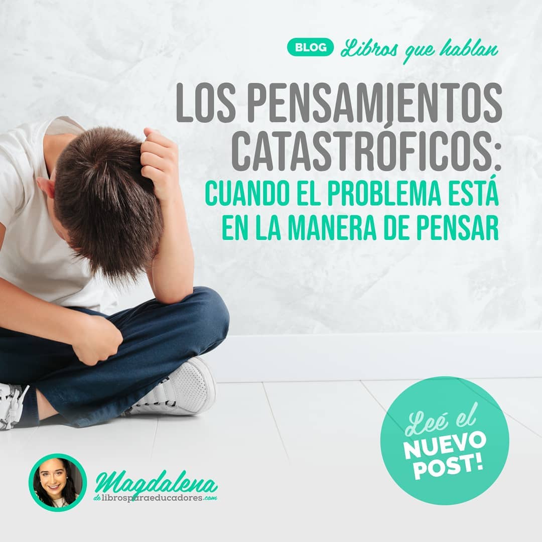 El pensamiento catastrófico, es una manera de distorsionar la realidad: “ver un problema pequeño e imaginarlo enorme”.
“Es una distorsión cognitiva: a veces nuestros cerebros llegan a conclusiones sobre las cosas de manera automática, basados en algún hábito, alguna característica temperamental o una percepción, en lugar de relacionarla con lo que realmente está sucediendo” (Pittaluga, I. 2015 p.149)
Las formas del pensamiento distorsionado más comunes son:
1. “Lo he probado todo y nada resulta” .
2. “No puedo”.
3. El lenguaje pasivo.
4. Pensamiento negativo.
5. Pensamiento defensivo.
a. Negación.
b. Minimizar.
c. Excusarse.
d. Racionalizar.
¡Para leer más sobre cada uno de estos puntos visita la web: librosparaeducadores.com, en la sección Blog!
#saberseamado #sabersecapaz #autoestima #crianza #educación #niños #adolescentes #podcast #padres #docentes