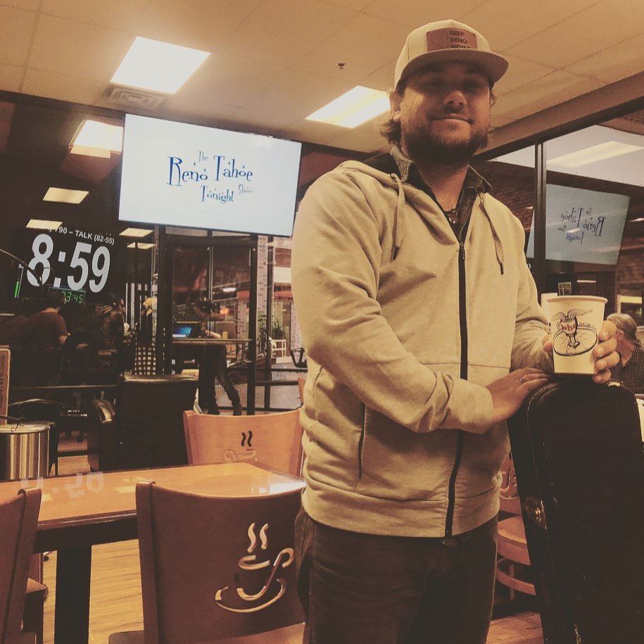 Tune in to 1180AM right now to catch the Reno Tahoe Tonight radio show! Up early this morning to promote the album release this weekend! I’ll be talking with Oliver X about the show. @renotahoetonight