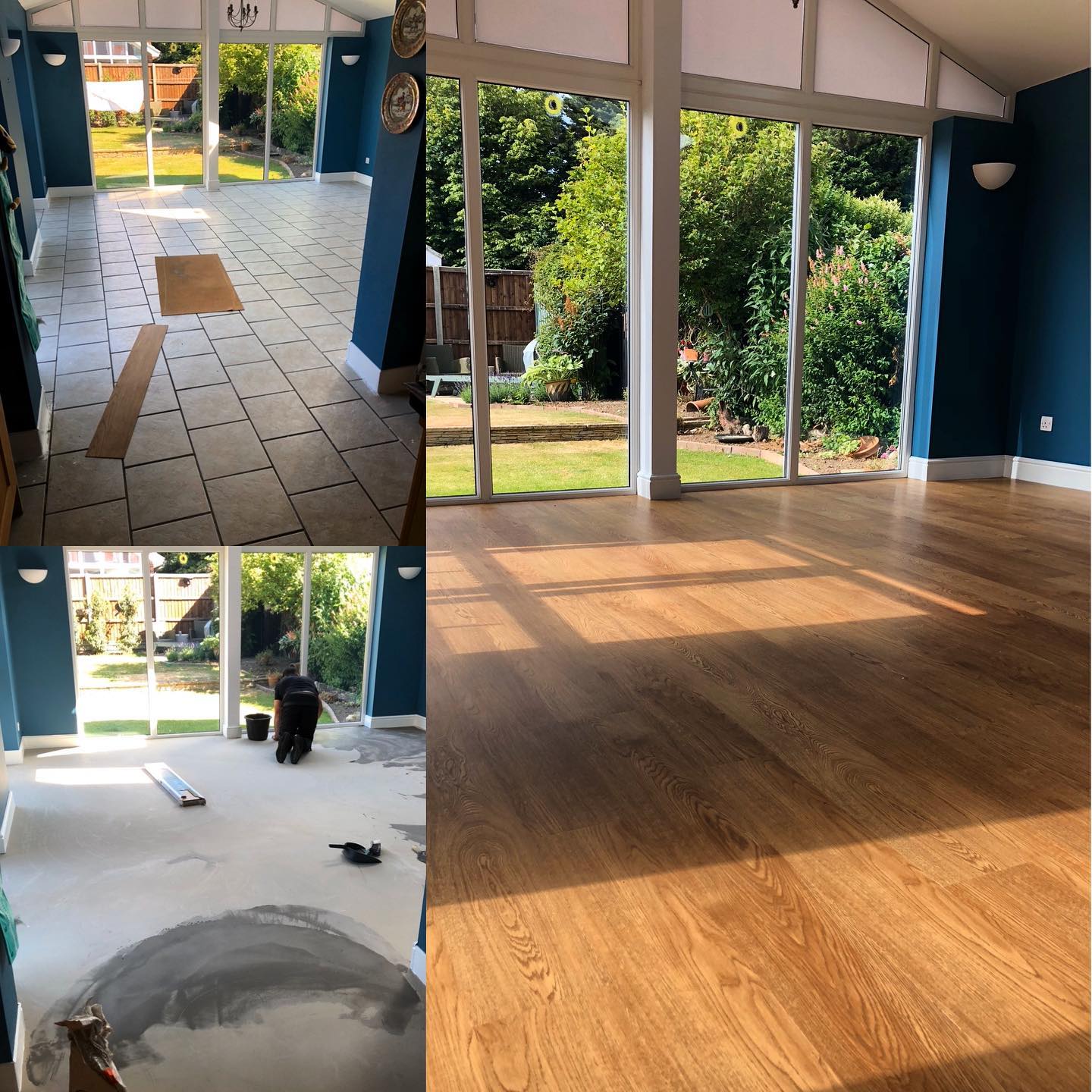 Out with the old >> in with the new 💥💥 From ceramic tiles ➡️ #ardexna ➡️ Palio by @karndean_uk
#designerfloors #palio #lvt #lvtflooring #ardexuk #ardexna #homedecor #homedesign