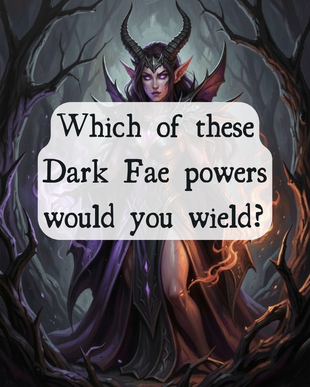 ✨ The Dark Fae Defiance collection is almost here, and the magic is calling… ✨
Which of these Dark Fae powers would you wield?
Comment your choice below and tell us why! Your power might just be the inspiration for the next Storybound creation 🤔.
#darkfaedefiance #storyboundmagic #chooseyourpower