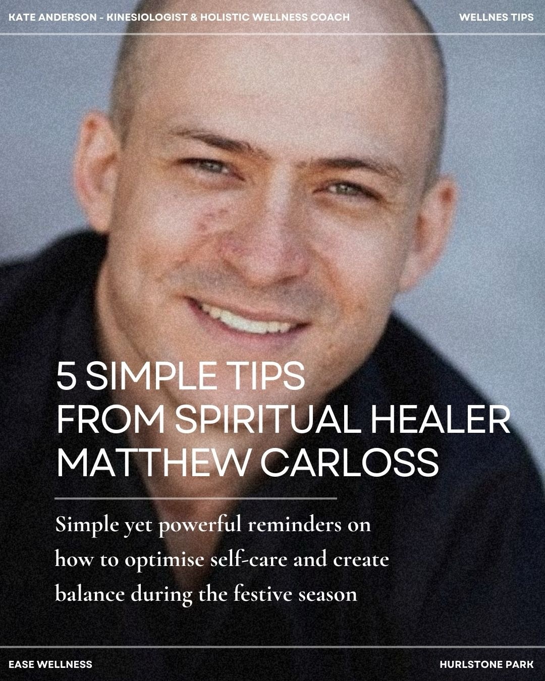 ✨ 5 Simple Wellness Reminders from Matthew Carloss ✨
As we move through busy seasons, it’s often the simplest practices that create the deepest shifts.
Matthew, our new Spiritual Healer & Transpersonal Counsellor, shares a few grounded reminders for restoring balance and reconnecting with yourself:
🤍 Prioritise the pause — a conscious breath and check-in with yourself can reset your entire nervous system.
🤍 Practice acts of service — gratitude is most powerful when expressed through kindness.
🤍 Be with your breath — breath is at the centre of calm and stillness.
🤍 Move your body — exercise and meditation are powerful medicine.
🤍 Reclaim your personal power — experiencing your own strength brings freedom.
Simple. Practical. Powerful.
If these resonate, Matthew is now offering sessions at Ease Wellness.
🔗 Learn more via the link in bio.
#EaseWellness
#WellnessTips
#ConsciousLiving
#InnerWestSydney
#HurlstoneParkWellness