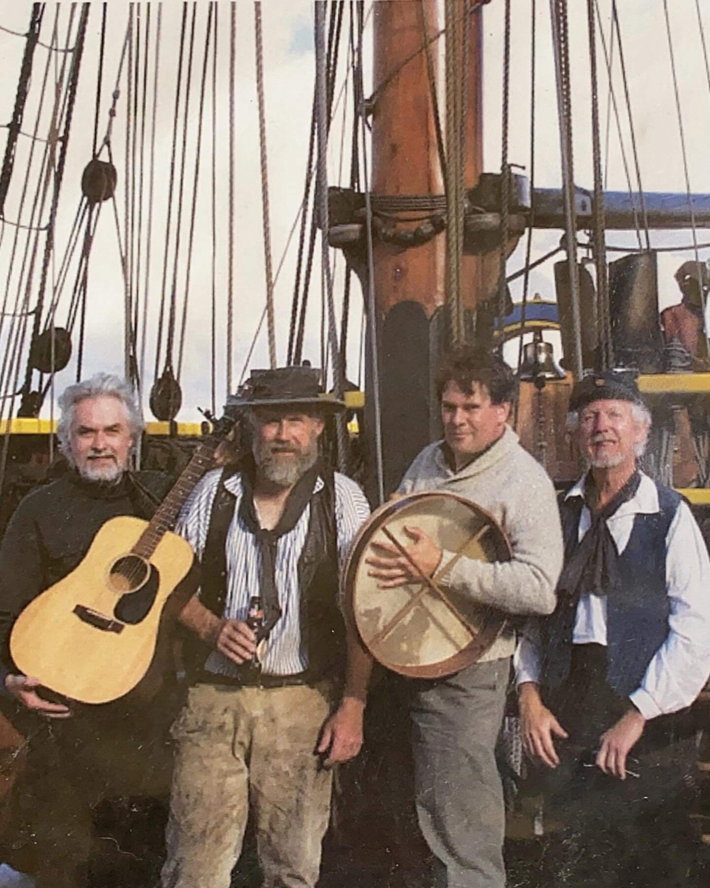 Hard to believe I’ve been a shantyman and I’ve been performing sea music for over 30 years now. Here’s some pictures from my Vashon Island days with my group Blue Peter. On the #ladywashington and at the Great Northwest Shanty Sing-Off, as well as at the Strawberry Festival on Vashon Island. Great times!