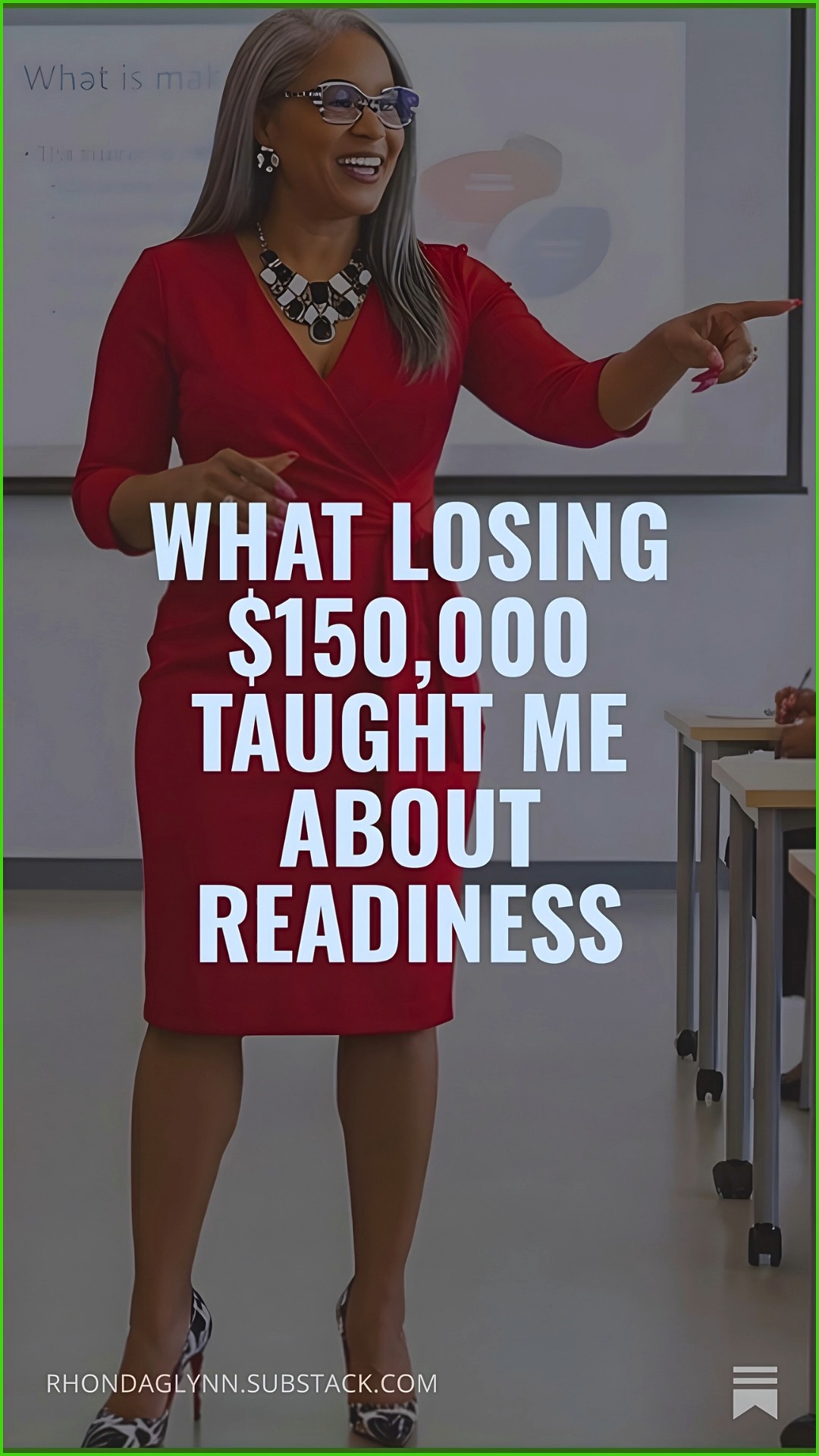 "Funding doesn’t follow passion.
Funding follows clarity."-The Zoma Lady™
Years ago I made a business decision with confidence - and incomplete understanding.
The result? A six-figure lesson I couldn’t ignore.
What I discovered afterward changed how I teach entrepreneurship forever:
Because I didn’t fail because I lacked experience.
I failed because I didn’t yet understand how institutions evaluate trust.
Banks, partners, and investors don’t assess effort.
📌They assess predictability.
And that’s when I realized something most founders are never shown:
📌 That you can have clients and still not be credible.
📌 That you can be busy and still not be fundable.
That lesson became the reason I created Power Circle™.
In it, we help founders close what I now call the Authority Gap™ -becoming understandable enough that people can confidently choose you.
Because readiness changes everything.
Read the full lesson in my flagship article on Substack
🔗https://bit.ly/4l2jQsv
Then:
📍 Join the Power Circle Breakfast ™- we fix the thinking.
Registration Link in bio
Because some lessons cost money...
Others teach you how never to pay that price again.
#womeninbusiness
#businessstrategy #entrepreneurgrowth #fundablebusiness