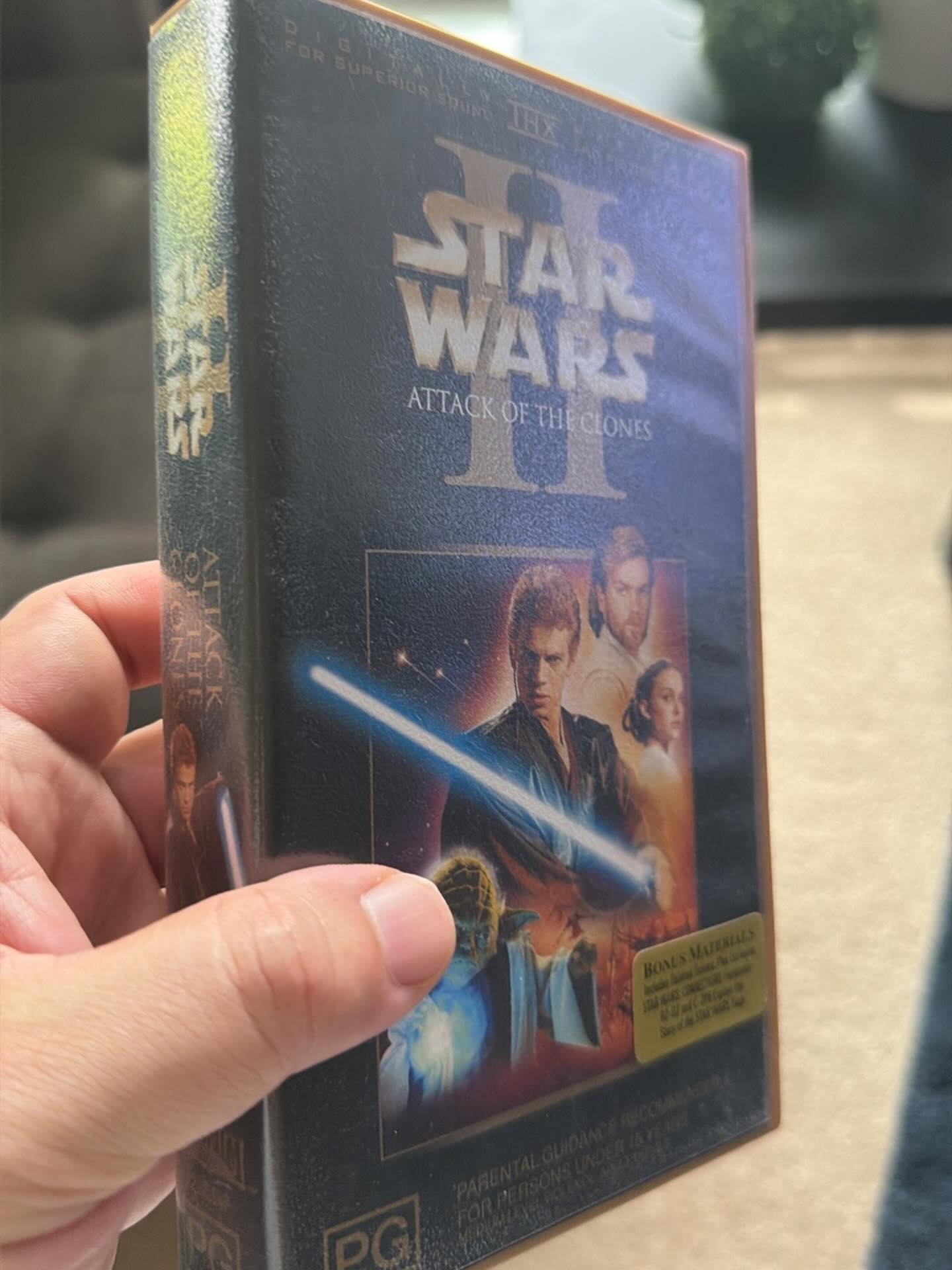 My flex for the day. 💪
I own Star Wars Episode II Attack of the Clones on VHS. 📼
#filmmakerslife #physicalmedia #attackoftheclones