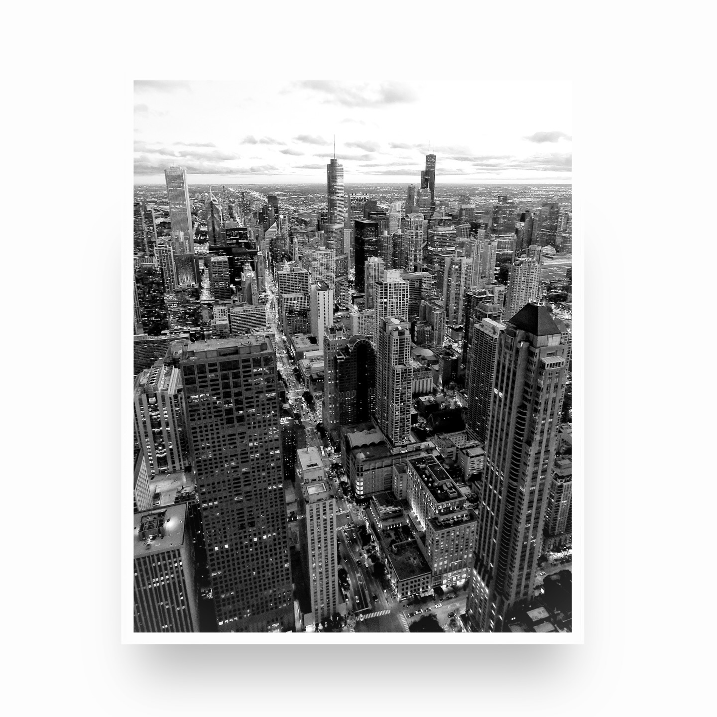 Chicago Panorama | Aerial Skyline | kpm photo art