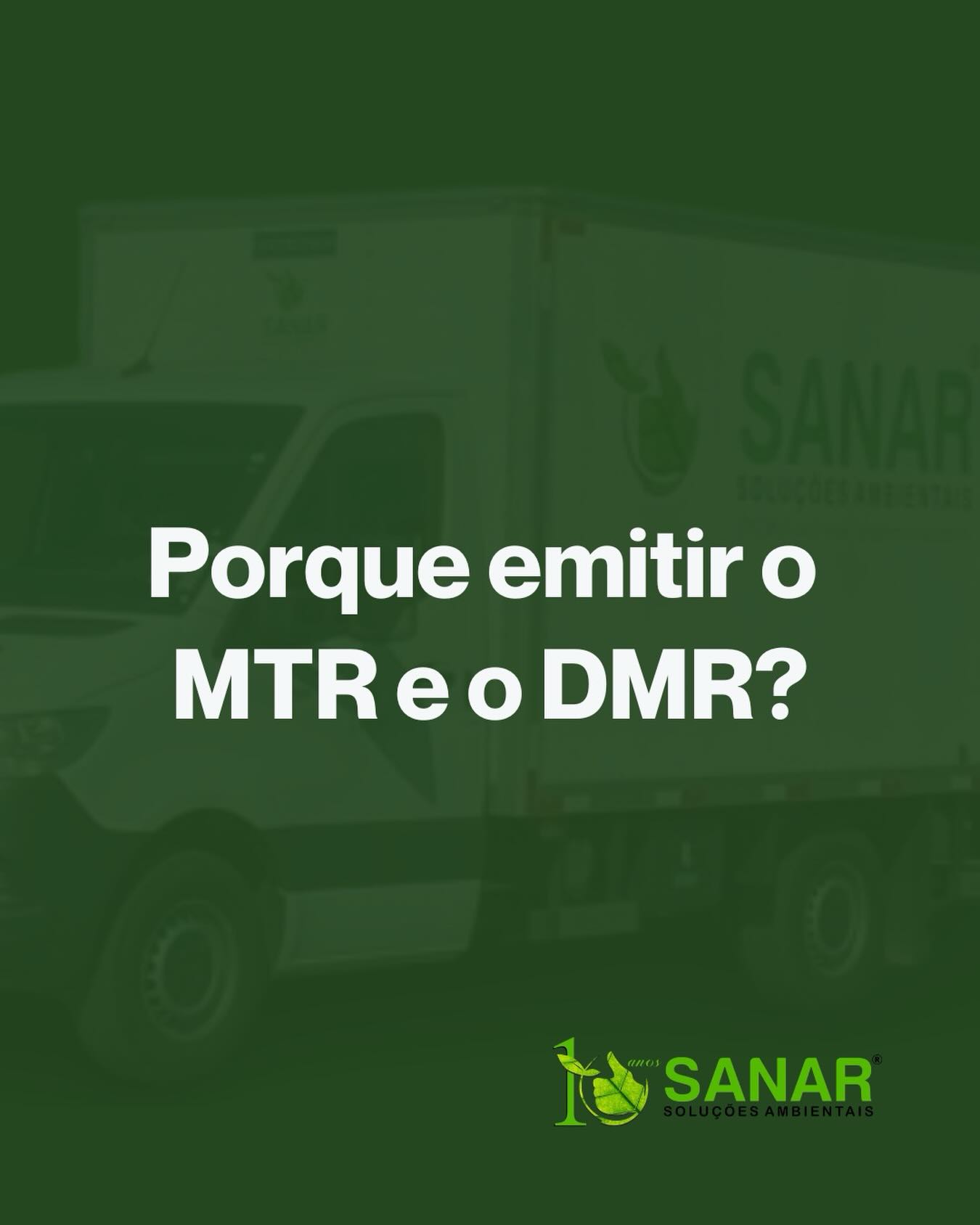 A emissão do MTR (manifesto de transporte de resíduos) e o DMR(declaração de movimentação de resíduos), via site do SINIR, é obrigatória para todos os geradores de resíduos.
.
Esses documentos são essenciais para garantir a conformidade legal, transparência e responsabilidade ambiental.
.
Se você é gerador de resíduos de saúde é essencial que faça o descarte correto dos resíduos, bem como o gerenciamento correto.
.
Vem pra Sanar!!!