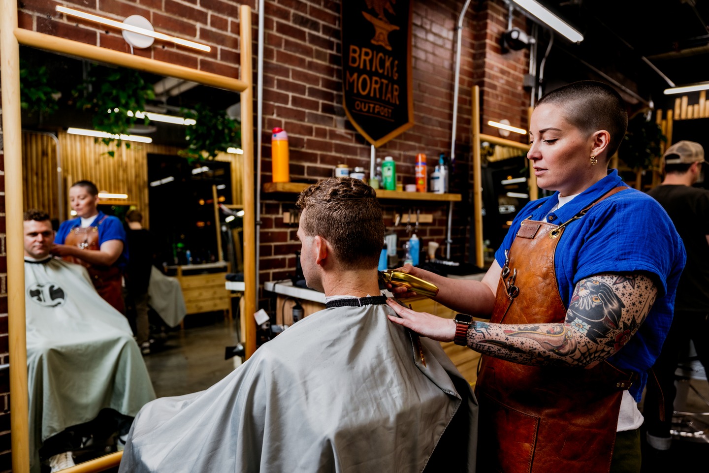 “Food Hall” may be in our name, but there’s more to our game.
Brick & Mortar Barbershop keeps you looking sharp.
@brickandmortarusa
Herculean makes meal prep fast, easy, and healthy.
@herculean
Pumkinfish is your go-to for unique gifts and artisan finds. @pmknfsh
Food, retail, and services. All under one roof.