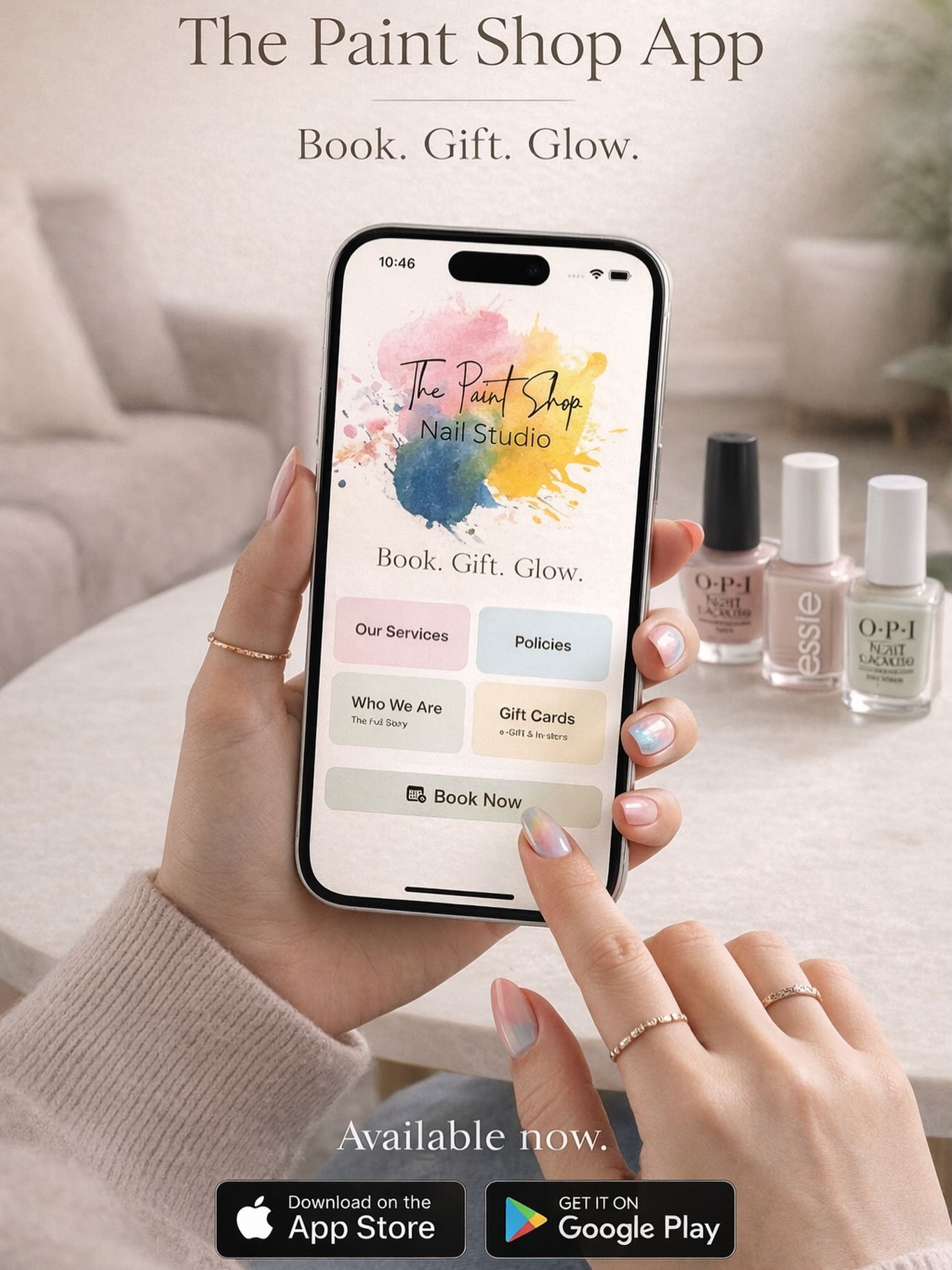 β¨ Pampering just got an upgrade β¨
The Paint Shop App is HERE!
Book your favorite services in seconds π
π½
From an Essential Pedi to The Works.
β Easy booking
β Instant e-gift cards
β Full menu + policies
All in one place.
π² Download FREE on iOS & Google Play
Search βThe Paint Shop Nail Studioβ in your app store!
Your nails. Your schedule. Effortless.
π€
#ThePaintShopNailStudio #ColumbusSmallBusiness #DownloadAppNow #SalonApp #614Beauty