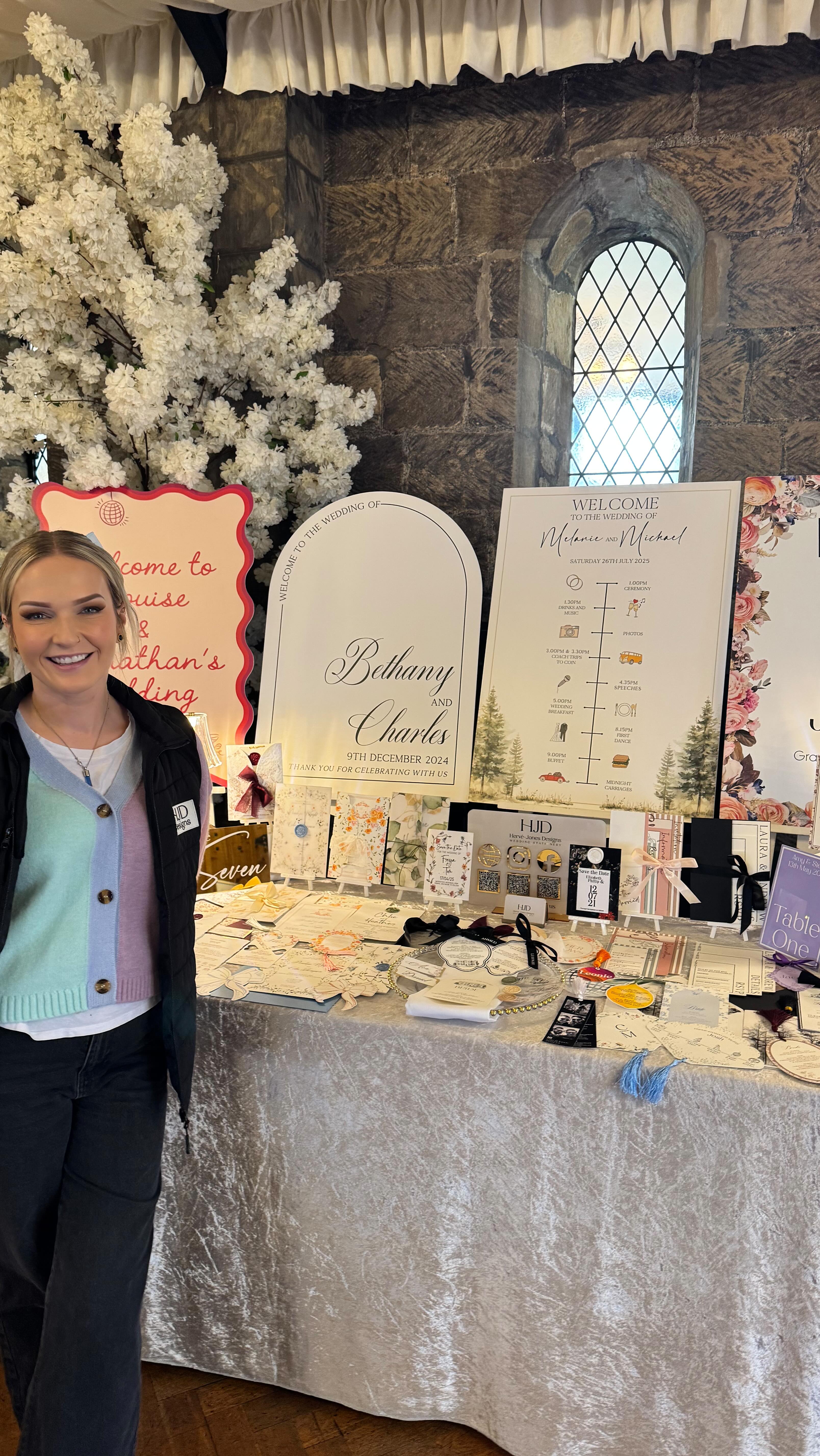🤍WEDDING FAIR🤍
Come along with me for a BTS day at @sneaton_castle_weddings, wedding fair with amazing suppliers such as @all.inbloomfloristry And Magician Paul Lytton.
.
Venue - @sneaton_castle_whitby
.
.
#weddingstationery #weddingstationer #bts #weddingfair #weddingsupplier