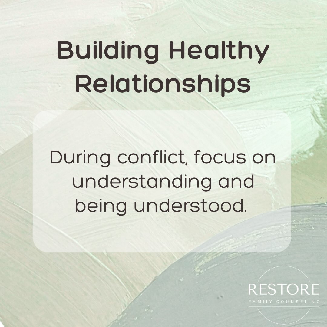 Conflict is an inevitable part of any relationship, whether that’s in marriage, with family, or between friends. We also tend to want to be right when we get into conflict, but that doesn’t help reach resolution. When we focus on understanding the other person and wanting to be understood, we’re able to reach real resolution.