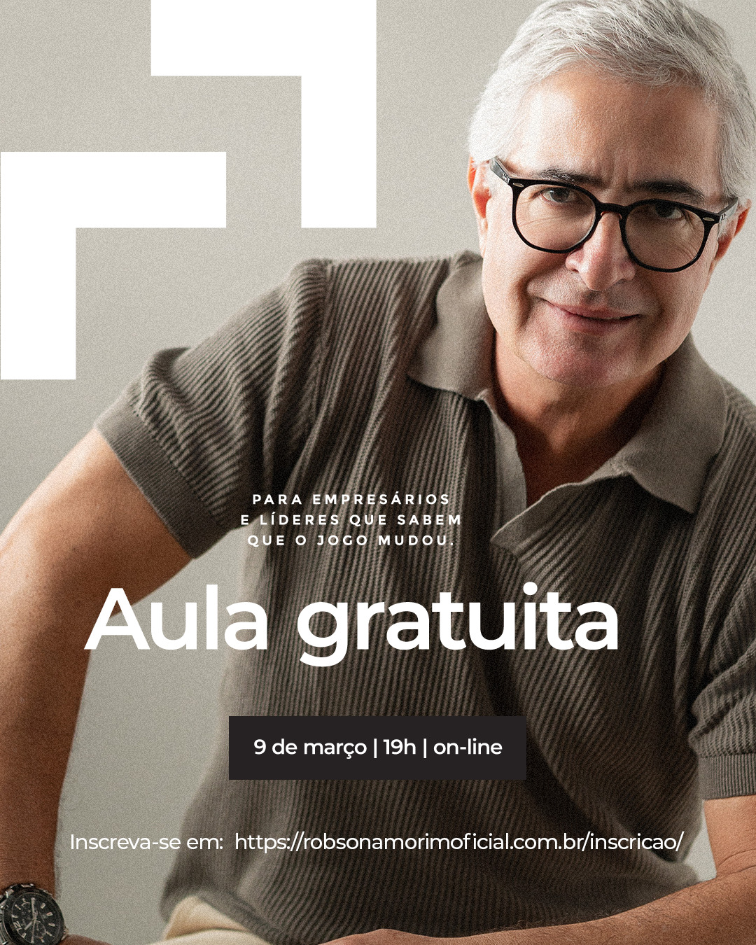 Você já se inscreveu na minha aula gratuita do dia 9/3?
Um encontro direto sobre como performar em um mercado de moda cada vez mais exigente — com visão prática para empresários e líderes do setor!
Acesse o link na bio e garanta sua participação!
#RobsonAmorim #Consultor #ConsultorEmpresarial #Lideranca #Gestao #Mentoria #AulaGratuita