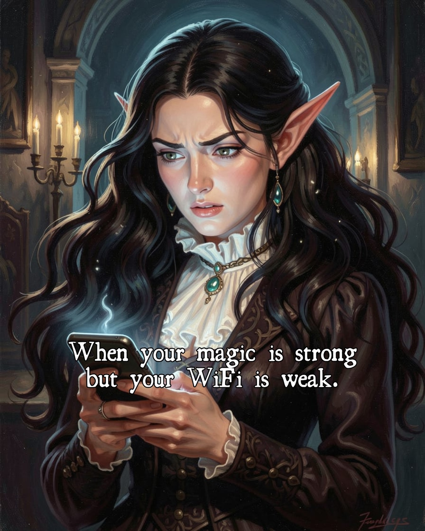 Typical Wednesday, am I right?
#fantasymemes #fantasyinspired #storyboundmagic #darkfaedefiancecollection