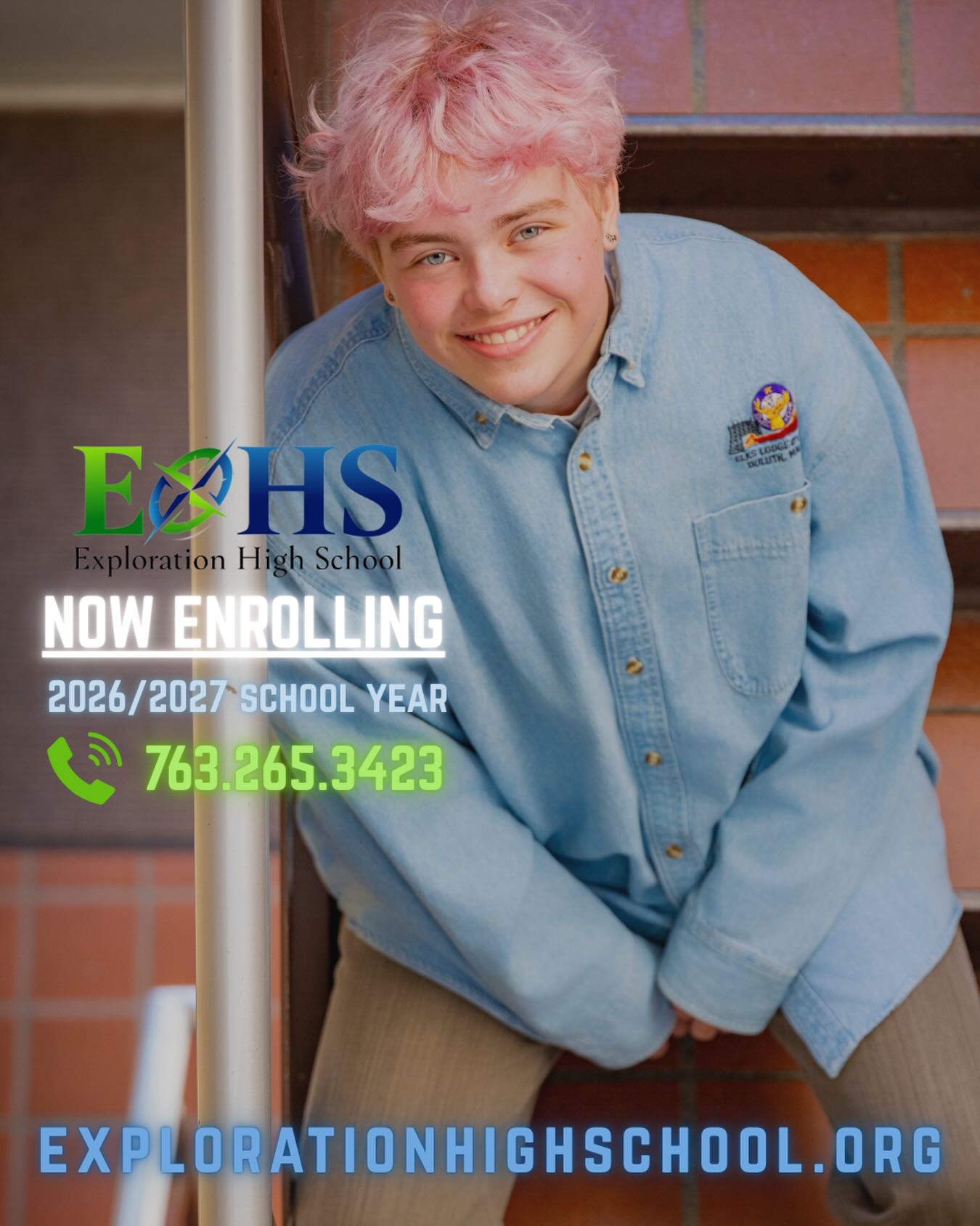 🚀 Now Enrolling for 2026–27!
EXHS isn’t just a school, it’s a place where students thrive, grow, and become who they’re meant to be.
At Exploration High School, we do things differently—and it shows. Our students are confident, creative, and engaged every single day.
✨ Your student deserves more than ordinary. Come grow with us!
📣 Space is limited—apply today!
📸 @revolutionstudiosmn
#EXHS #WorkBasedLearning #GRAVITY #StudentSuccess #CommunityStrong