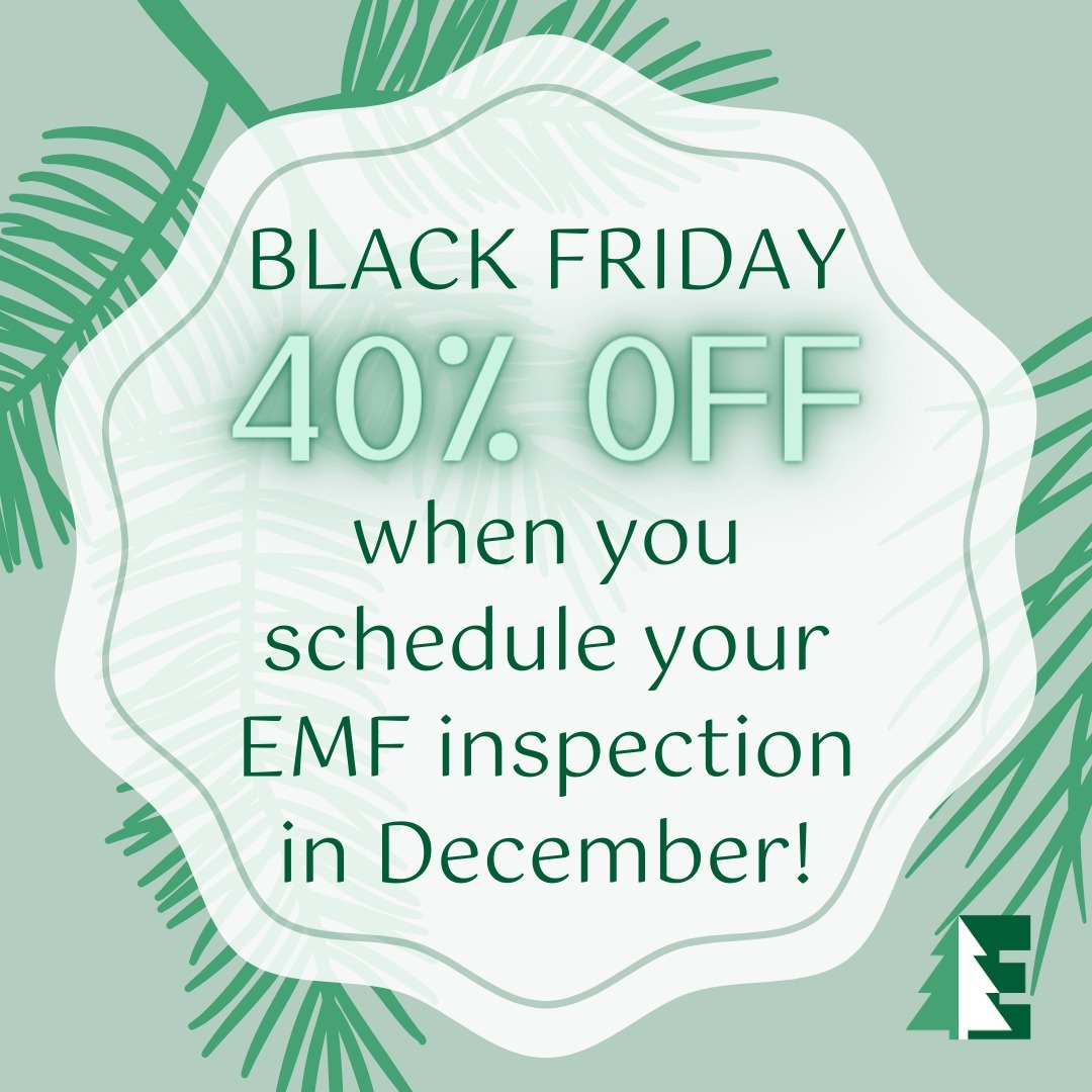EMF inspections are 40% off when scheduled in December! I've decided to jump on the Black Friday bandwagon, so send me a DM to schedule!
#blackfriday #emf #emfprotection #healthyhome
