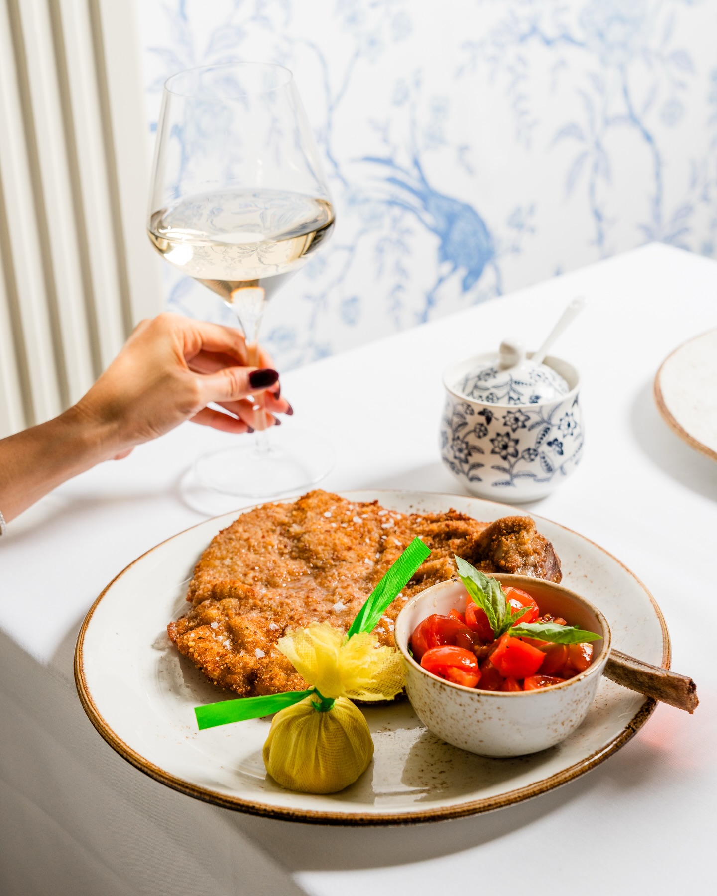 A Milanese favorite, crafted with care and finished to golden perfection. Join us for dinner this evening and taste the tradition.