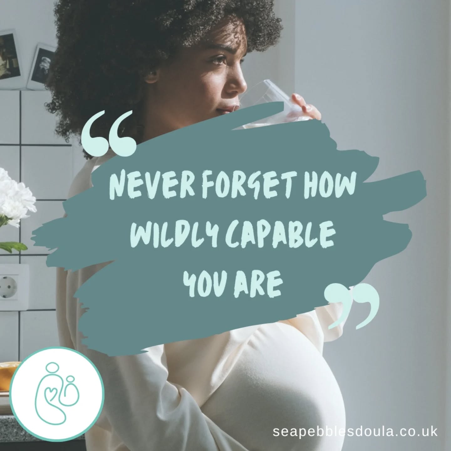 Yes you are, pregnancy is a normal healthy part of being human. It's how we bring more humans here. The strength and power is inside you keep trusting until you find it! #birthinginpower #birthjourney #birthdoula #birthinstinct #pregnantbelly