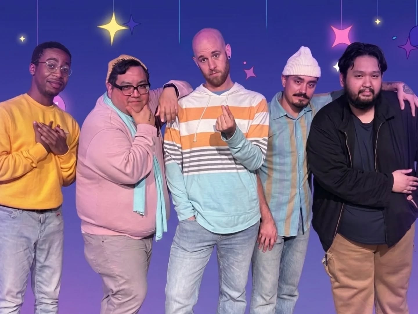 Happy #waybackwednesday.
Stage lights and spiritual fights. Either way, the talent is blinding.
This week, the Boyz are serving it up #SajaStyle
Altar Boyz opens this May at the Playhouse.
#HallelujahHunters