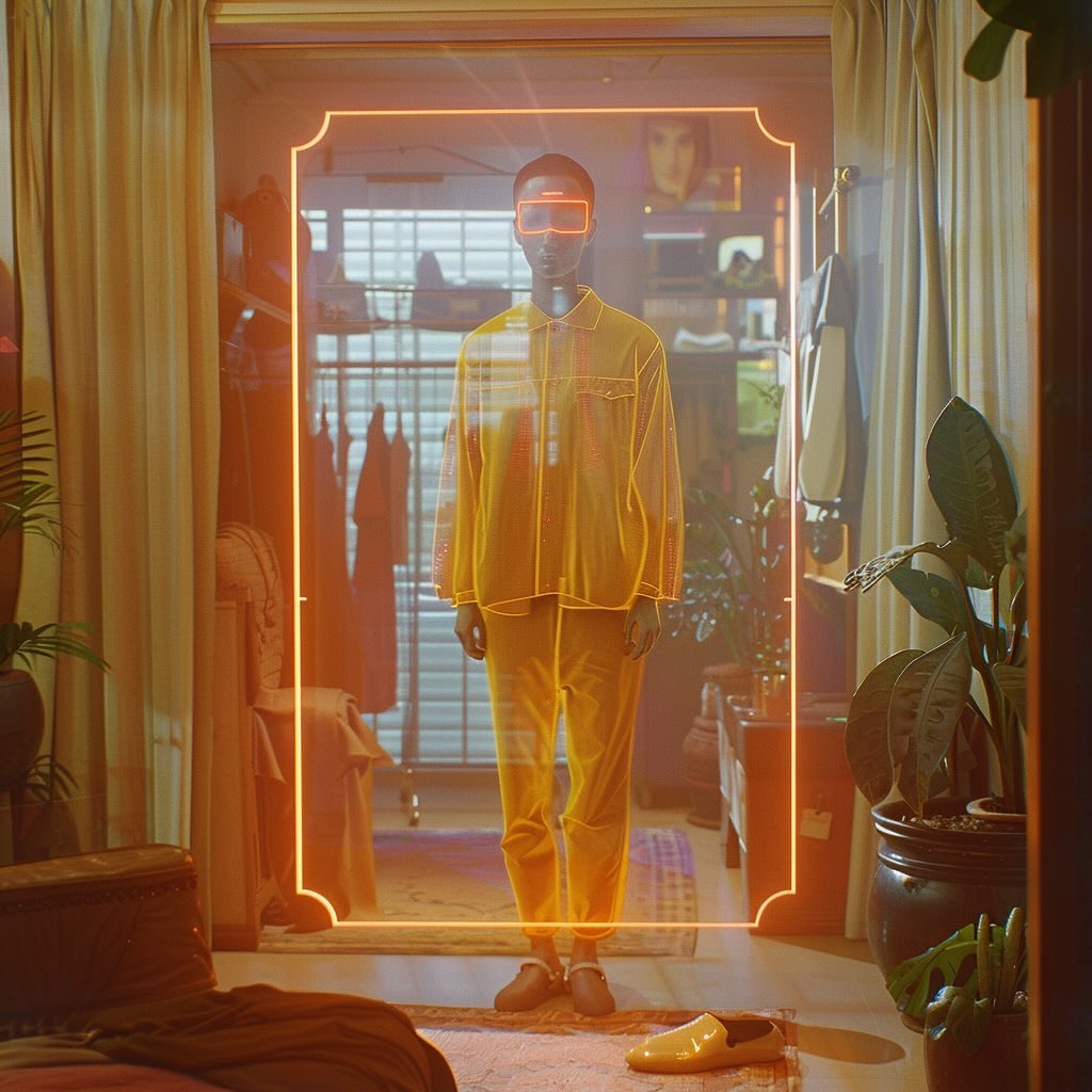 🚀✨ The Trove - 2024 ✨🚀
Introducing THE TROVE: A Collective Wardrobe System (CWS) revolutionising how we dress! Imagine a ‘holographic’ AI assistant curating your virtual wardrobe, giving you spot-on fashion recommendations based on your style, body type, and occasion. Here’s how it works:
1. Virtual Wardrobe Assistant: It’s like having a stylist at home! Need an outfit for that big dinner with a potential employer at Google? Your AI assistant has you covered, considering everything from your measurements and medical issues to the formality of the venue.
2. Automated Wardrobe Management: Your wardrobe picks are sent to an automated warehouse.
Unpicked items are:
* Re-shot for marketing.
* Upcycled by designers.
* Stored for future trends.
* Sent to high-demand regions.
3. Drone Delivery: Clothes are delivered within an hour by silent, renewable-powered drones. Worn and ready for collection? The drone picks them up, minimising road traffic and maximising efficiency.
4. Eco-Friendly Care: Back at the warehouse, clothes are cleaned with eco-safe practices, repaired, and maintained to keep them in circulation as long as possible.
Welcome to the future of fashion! 🌟👗
#TheTrove #VirtualWardrobe #AIStylist #FashionRevolution #EcoFashion #CollectiveWardrobe #FutureOfFashion #InnovativeFashion #SustainableStyle #TechInFashion