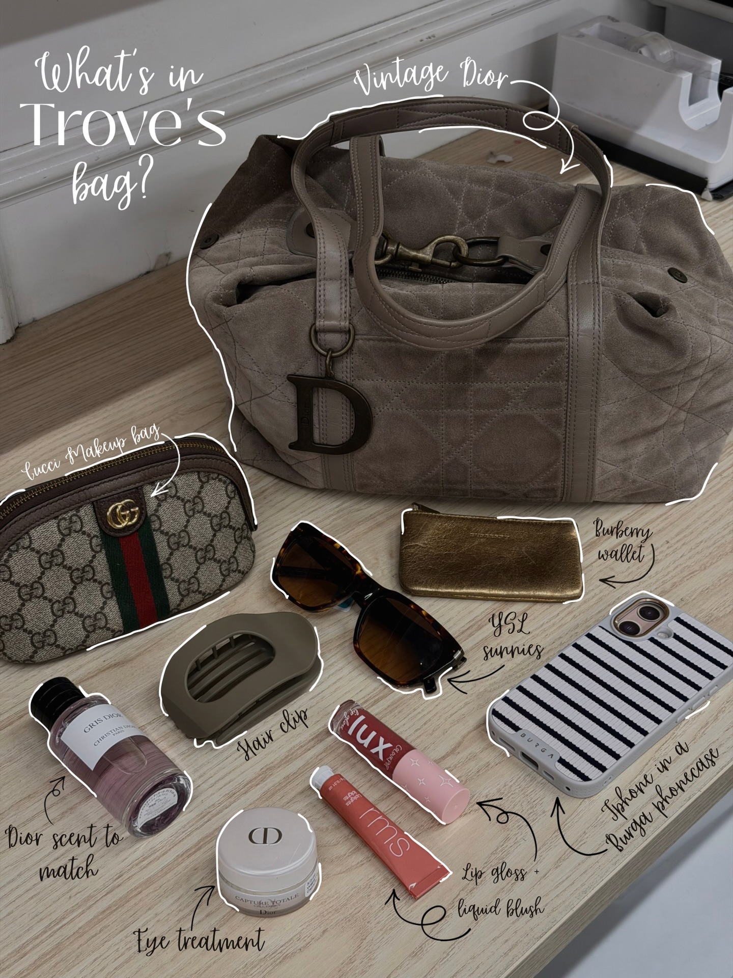 What’s in Trove’s bag? Well, all of these incredible finds like the Dior bag, YSL sunnies or RMS liquid blush are all in store for you to snag!
#consign #losangeles #thrifthaul #beverlyhills #trove