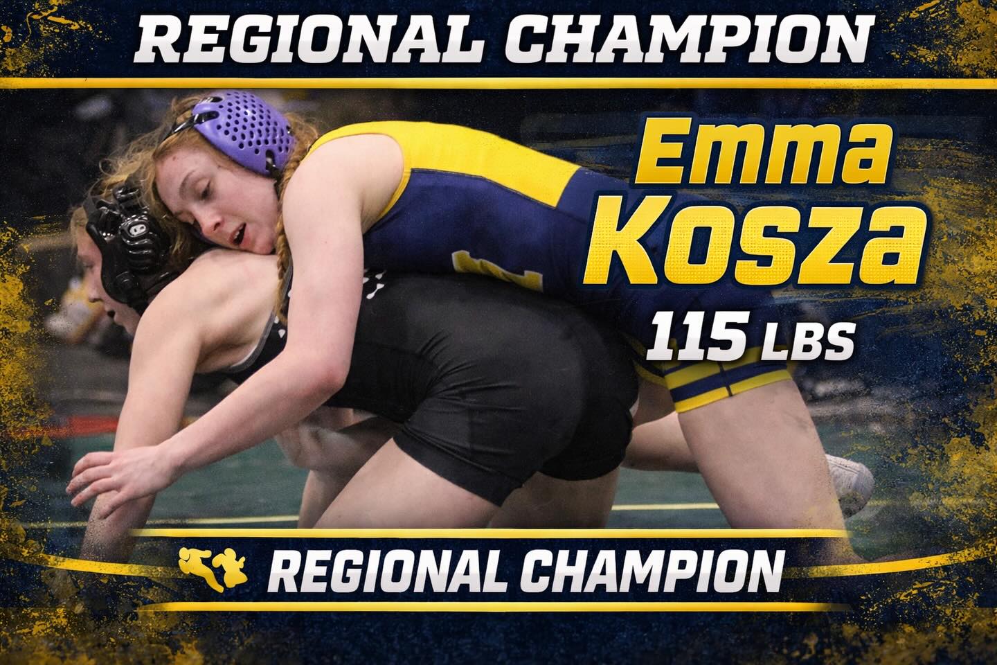 Make it 12 state qualifiers!
Congratulations to Regional Champion Emma Kozsa!