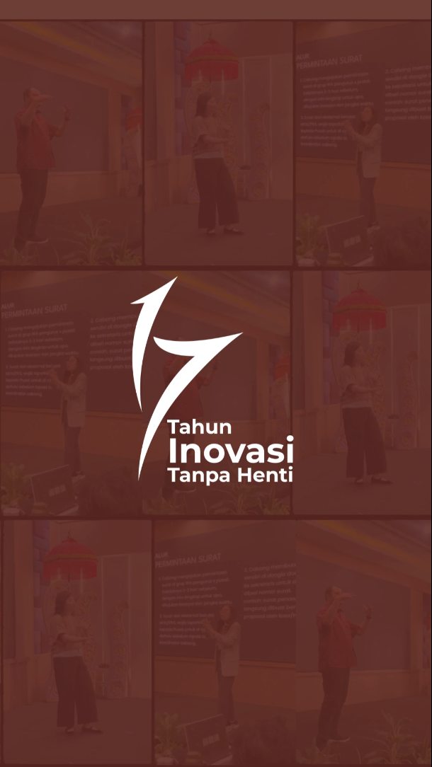 17 Tahun Inovasi Tanpa Henti! โจ
Masih dalam rangka HUT Pusbisindo ke-17, setelah nominasi Guru Terbaikโฆ kini saatnya kita mengapresiasi sosok-sosok hebat di balik layar ๐
๐ NOMINASI TIM PENGURUS TERBAIK PUSBISINDO 2025 ๐
Mereka adalah para pengurus yang berdedikasi dan bekerja keras menjalankan program, membangun kolaborasi, dan memastikan setiap kegiatan berjalan dengan baik di daerah masing-masing.
Siapa saja kandidat Tim Pengurus Terbaik Pusbisindo Tahun 2025? Yuk simak video nominasinya!โจ
Pemenang Tim Pengurus Terbaik Pusbisindo 2025 akan diumumkan pada Sabtu, 7 Maret 2026.
Tulis dukunganmu di kolom komentar ya! ๐๐
Pantau terus update terbaru melalui media sosial @pusbisindo
#HUTPusbisindo17 #NominasiPengurusTerbaik2025 #Pusbisindo #Bisindo #BahasaIsyarat