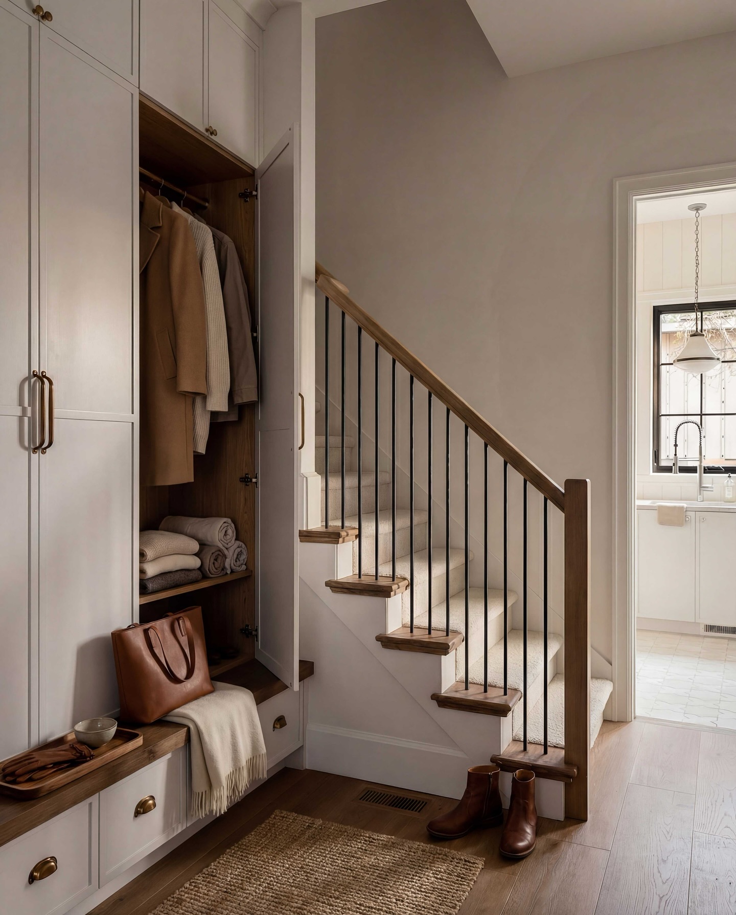 Mudrooms don’t have to be the forgotten corner of the home.
When designed intentionally, they can become one of the most beautiful and comforting spaces you pass through every day.
From custom cabinetry to warm wood tones and thoughtful storage, this mudroom proves that even the most functional spaces can make a statement.
#customhome #customhomebuilder #idaho #idahome❤️ #idaholiving