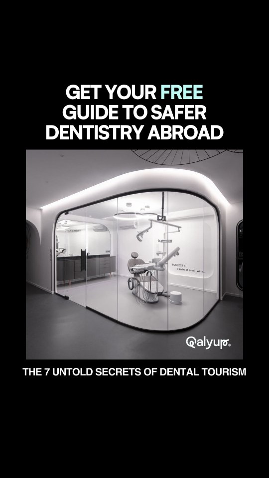 I probably shouldn’t be sharing this…
Honestly, I know it won’t make everyone happy.
But people deserve to know the truth.
This is the guide some dental tourism clinics hope you never read.
Inside we reveal 7 secrets of the dental tourism industry:
⚠️ The red flags
⚠️ The hidden risks
⚠️ The gaps that can cost you far more than money
If you’re even thinking about getting dental work overseas, read this first. It could keep you safe.
👉🏼 Follow us and comment GUIDE to unlock your free copy.
#dentistabroad #patientsafety #medicaltourism #qalyup