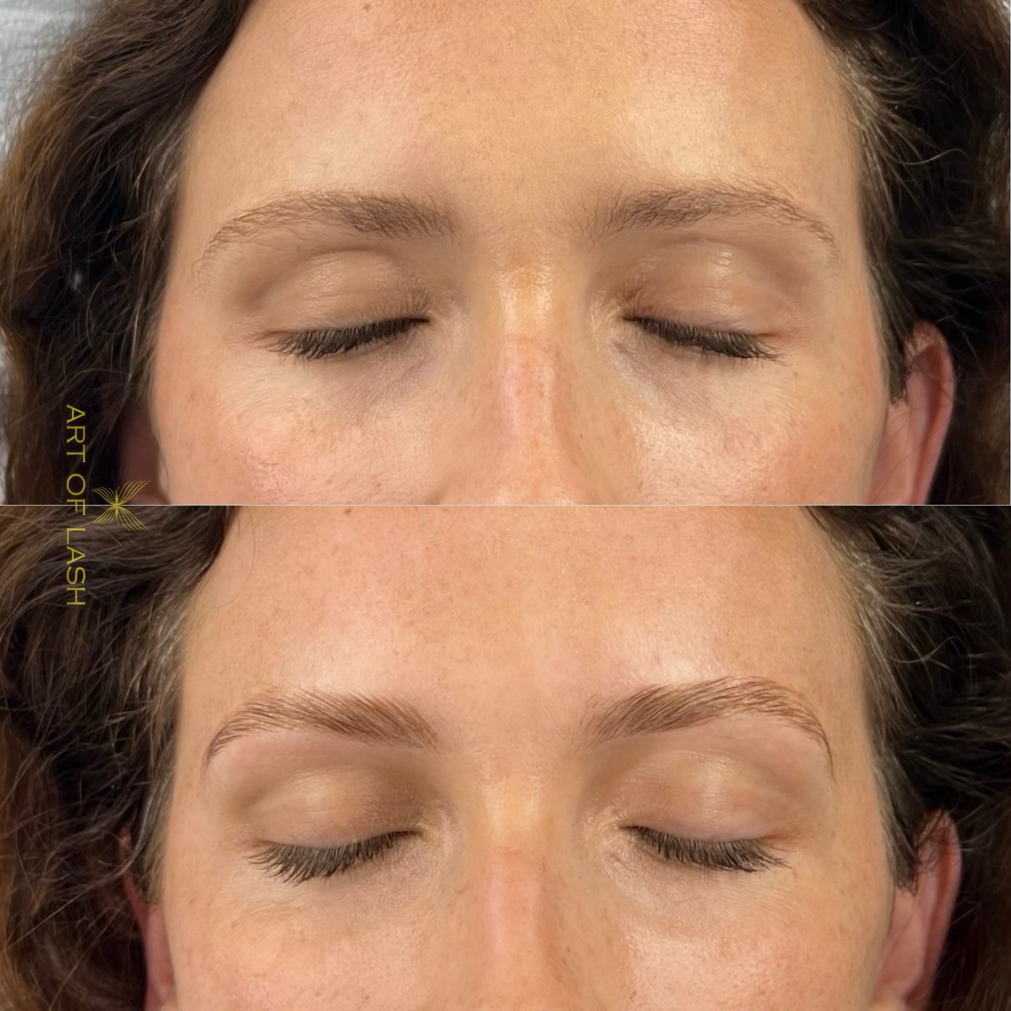 We let the results speak for themselves ❤️
Another example that Brow Lamination with a Shaping can give you the most beautiful lifting effect without looking unnatural!