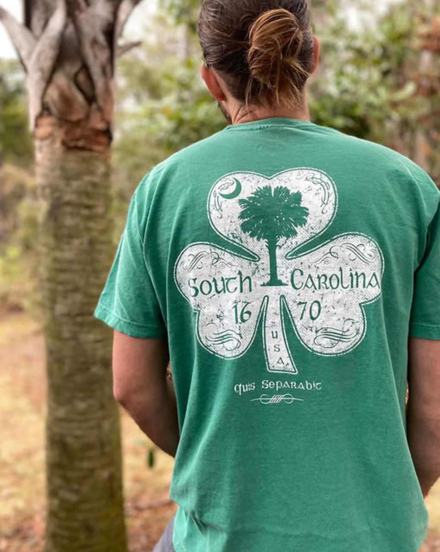 One of kind South Carolina clover back in stock just in time for St. Paddy’s day! Get one of our many Irish themed designs at @sweetgrassmercantile