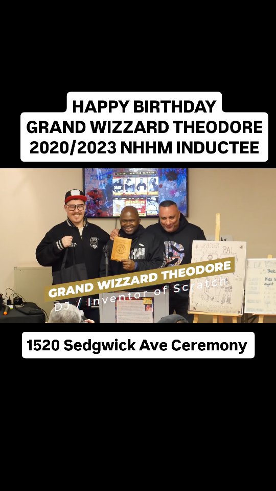 🎉Happy Birthday to @therealgrandwizzardtheodore 2020/2023 NHHM INDUCTEE! Not only nice on the turntables but one of the nicest people you'll ever meet! #dj #scratching #hiphop #wildstyle
📜Founder @djboom_lv
🎤Executive Director @mastergeesugarhill
🎙Historian @jayquan.hiphop.historian
🎧Music Director @dj_rbi
📽Director @wvision.co and @nicklight01
🖼Resident Artist @sceneism7art
🧢Fashion Director @trueheadzclothing
🎂Fabricators @espazino @alwowcreations
🏅Fabricator @buckeydavis
🎨Chief Curator @anotherredsummer
💻Digital Director @iamclbonline
🎭Ambassadors @hiphoptrooper
@theblingkingz
🎨Creative Director @ajkatzart
🎁Retail Director @ericaparm
🎥Videographer @birthofhiphop
🚘Transportation Director @mnmmmark
🎼Archival & Talent Director @geechiedanofficial