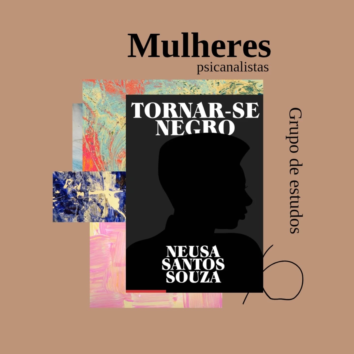 Há um ano, Paula Ordonhes e eu iniciamos a coordenação de um grupo de estudos movidas pelo desejo de ler o que as mulheres psicanalistas escreveram.
Começamos pelas contemporâneas de Sigmund Freud — Lou Andreas-Salomé, Sabina Spielrein e Karen Horney —, tensionando as margens da história oficial da psicanálise.
A leitura nos levou à necessidade de ampliar o campo: ler autoras brasileiras e enfrentar questões que atravessam raça, gênero e constituição psíquica no Brasil. Foi nesse movimento que trabalhamos "A cor do inconsciente" e, agora, iniciamos um novo ciclo com "Tornar-se negro", de Neusa Santos Souza.
O terceiro ciclo começa em 5 de março de 2026.
Sustentar espaços de leitura coletiva é, para mim, uma forma de pesquisa, transmissão e elaboração política da psicanálise.
Seguimos.