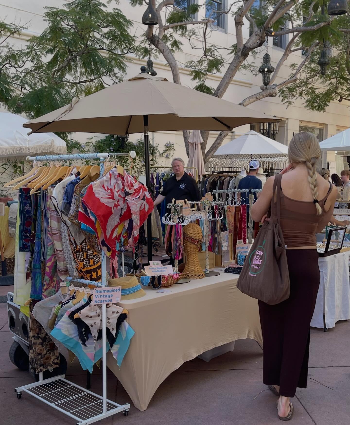 Paseo Nuevo Market today!
Sat. Feb. 28 already feels like summer.