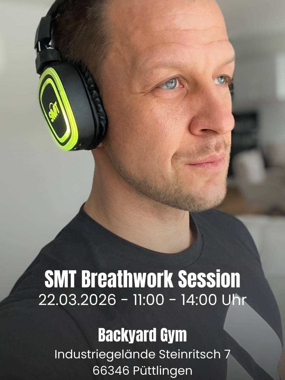 SMT Breathwork Session
🗓 22.03.2026 | ⏰ 11:00–14:00 Uhr
📍 Backyard Gym, Püttlingen
Somatic, Multidimensional & Transformative Breathwork –
eine kraftvolle Kombination aus Neurowissenschaft, Psychologie & somatischer Therapie.
Was dich erwartet:
✨ Regulation deines Nervensystems
✨ Inneres Gleichgewicht
✨ Mehr Klarheit & Fokus
✨ Alte Glaubenssätze lösen
✨ Stress & emotionalen Ballast loslassen
Sprenge Blockaden.
Gewinne Klarheit.
Komm zurück in deine Kraft.
Infos & Anmeldung: www.supernaturalcb.de
#smt#breathwork#meditation#thebackyardgymsaar#saarland