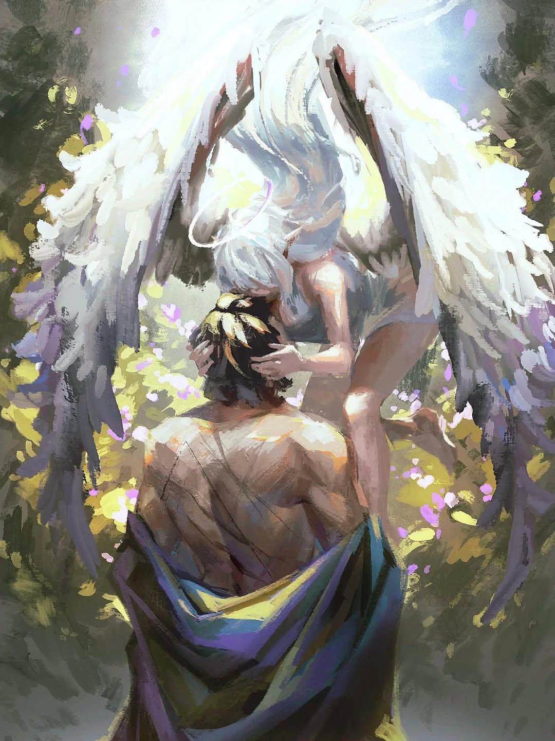 《 • s a n c t u a r y • 》
Lately I've just wanted to paint with my feels with zero regard for technicalities. Drew this over Valentines weekend ♤
Done with Procreate
Haven't posted in a while because my wedding is coming up and my focus has been elsewhere! Im still making art, I just haven't shared them yet. But when this is all over I'll be excited to resume some personal projects again. It's been a really long road ♡
#digitalartists #fantasyartist #digitalpainting🎨 #romantasy angelcore