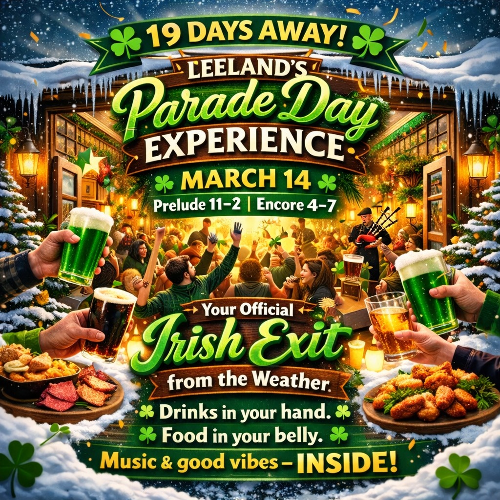 ❄We’re really hoping this snow disappears (again) by then… but if not — we’ve got you covered. Literally.
🎉Celebrate parade day the warm way.
🎫Future you will be glad you bought the ticket! (Link in bio)