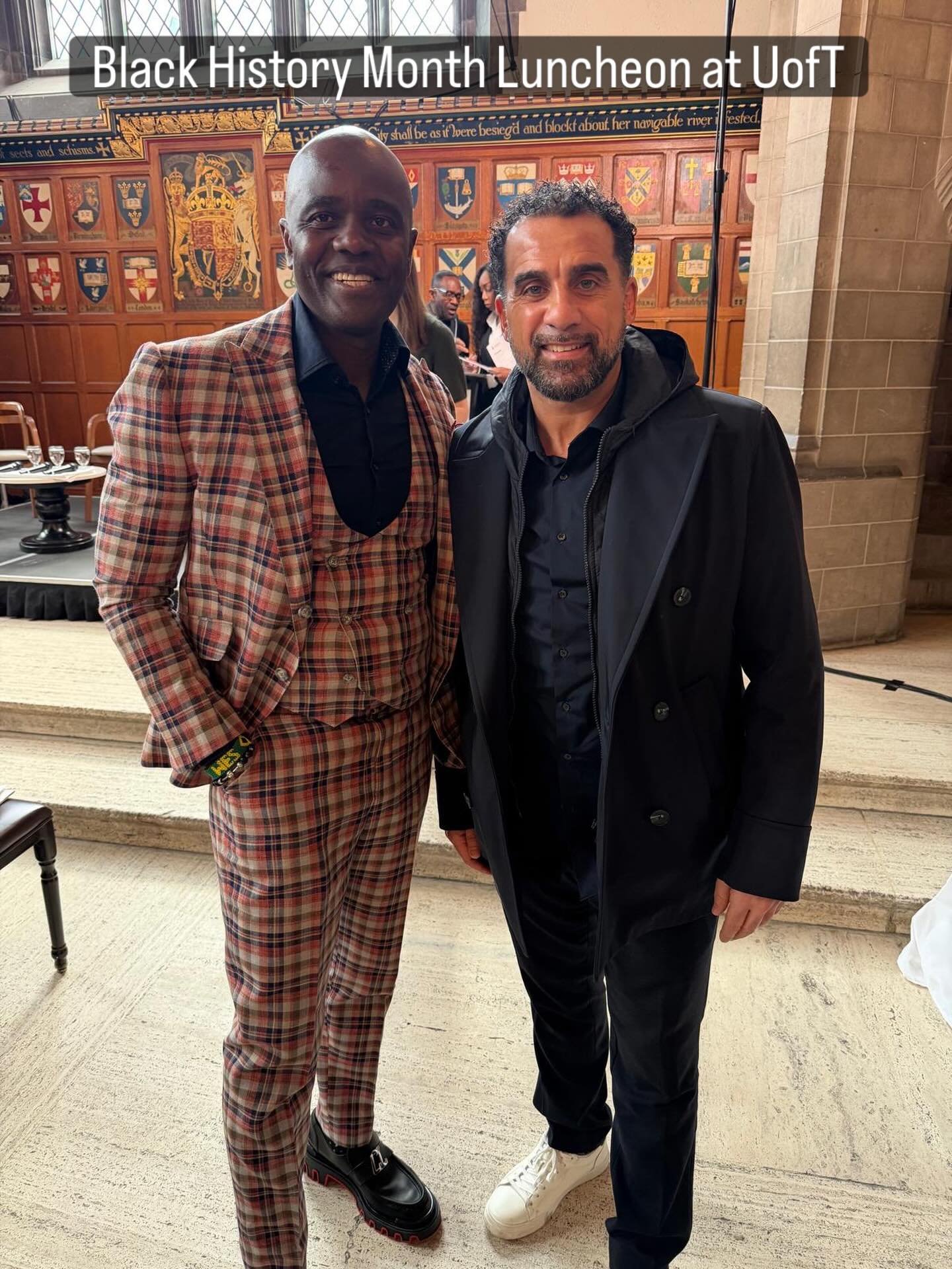 Thank you @kingofbayst — Wes Hall, the 35th Chancellor of the University of Toronto. A visionary leader, founder of Kingsdale Advisors and WeShall Investments, and a familiar face on Dragons’ Den.
As the first Black Chancellor in U of T’s history, your commitment to equity, diversity, and inclusion continues to inspire. Honoured to attend your luncheon and celebrate the powerful work you’re doing to create meaningful pathways for Black youth. 🙌🏾 #blackhistorymonth2026 #uoft #weshall
