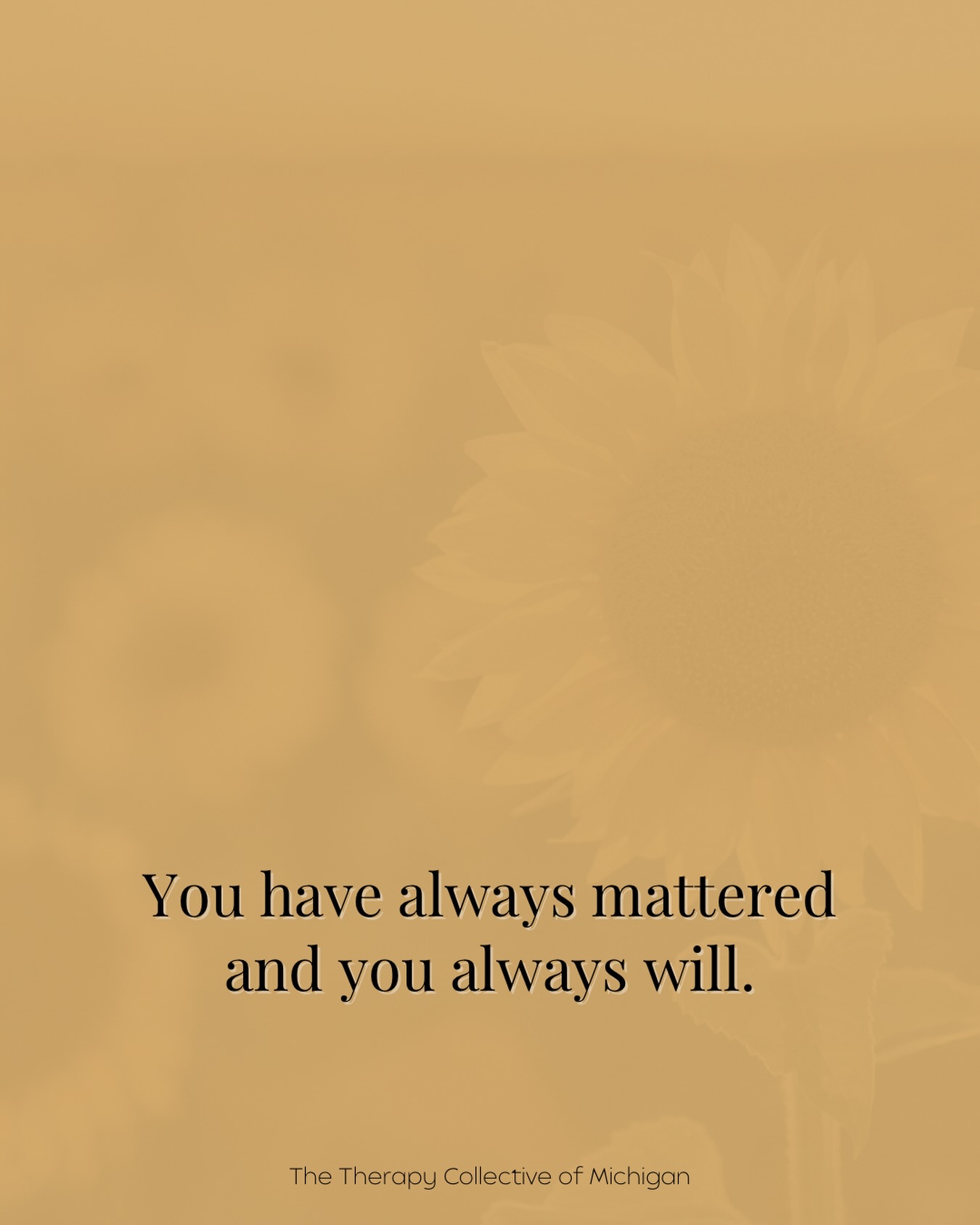 You have always mattered and you always will.🤍
Not just when you’re productive. Not just when you’re needed. Not just when you’re easy to love. Your worth isn’t conditional or temporary, it’s inherent. Before the healing, before the success, before the validation… you mattered. And you still do.🪴
*
*
#mentalhealthquote #quote #youmatter #michigantherapy #therapy