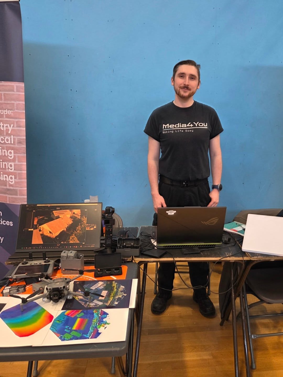 At the Lift Ryde Careers fair today showcasing the media & drone industry. It's great to see so many young people interested!