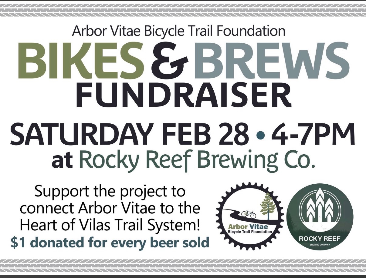 Come out to the Reef and help us raise money for the bike trail expansion project! We will be donating $1 of Every pint sold to the cause 🚴🚴♀️🚴♂️