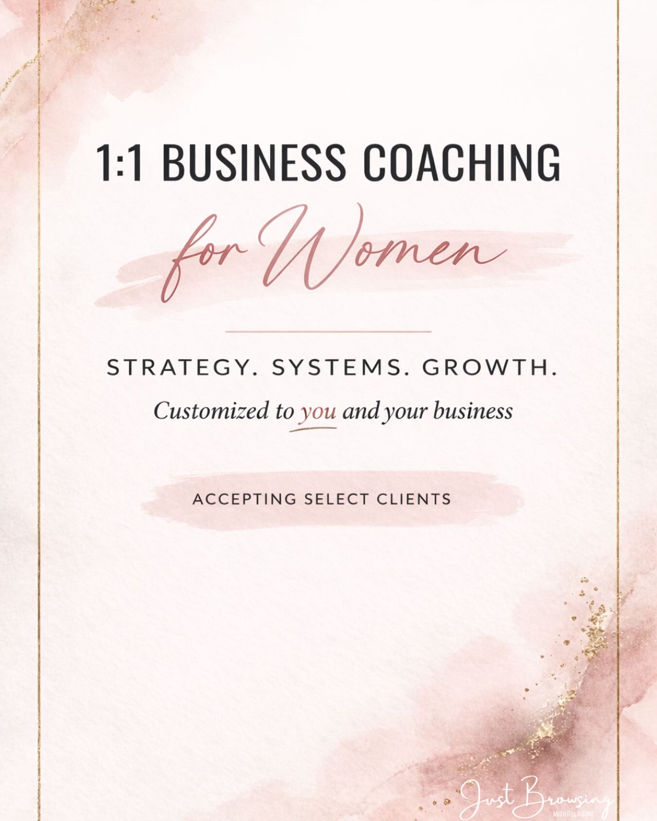 Some of you know this. Most of you don’t.
Behind the scenes, I’ve been coaching and supporting women business owners for years. And I’m ready to open a few 1:1 spots.
If you’re a woman building a business (or are thinking about or about to), this is for you.
Think of me as your business conductor.
Not just ideas. Not just mindset. Not just marketing.
The whole orchestra.
I help you problem-solve.
Tighten what’s messy.
Increase profitability.
Create systems that actually work.
Make sure every part of your business is aligned and pulling in the same direction.
And… build the life and lifestyle you’re envisioning around it.
For context:
I’ve run my microblading business for six years.
Before that, I owned a floral/event design and wedding planning company for five. Both built primarily on client experience and word of mouth (the best marketing).
In between, I held a director-level role at a coaching firm and helped grow it from a small local company into a national operation. I worked across sales, marketing, hiring, operations, retention, systems, and strategy. I also worked for five star hotels in NYC selling and designing events and decor.
Over the past 18 months, I’ve led a mastermind for women entrepreneurs and supported businesses through growth, scaling, and transitions. Previous to that, I co-hosted a couple of other entrepreneur focused masterminds.
Translation: I understand businesses from the inside, and I have a pretty unique skill set and perspective because of my experience.
What we might work on:
• social media that converts
• referral-based growth
• AI + automation without overwhelm
• profitability + smarter spending
• client experience + retention
• sales + follow-up
• hiring, scaling, delegation
• structuring your business for long-term value
I’m strategic. I’m practical. I’m honest.
And I care deeply about women building sustainable, profitable businesses that support their actual lives.
If that sounds like what you need (or you’re curious!), send me a message.