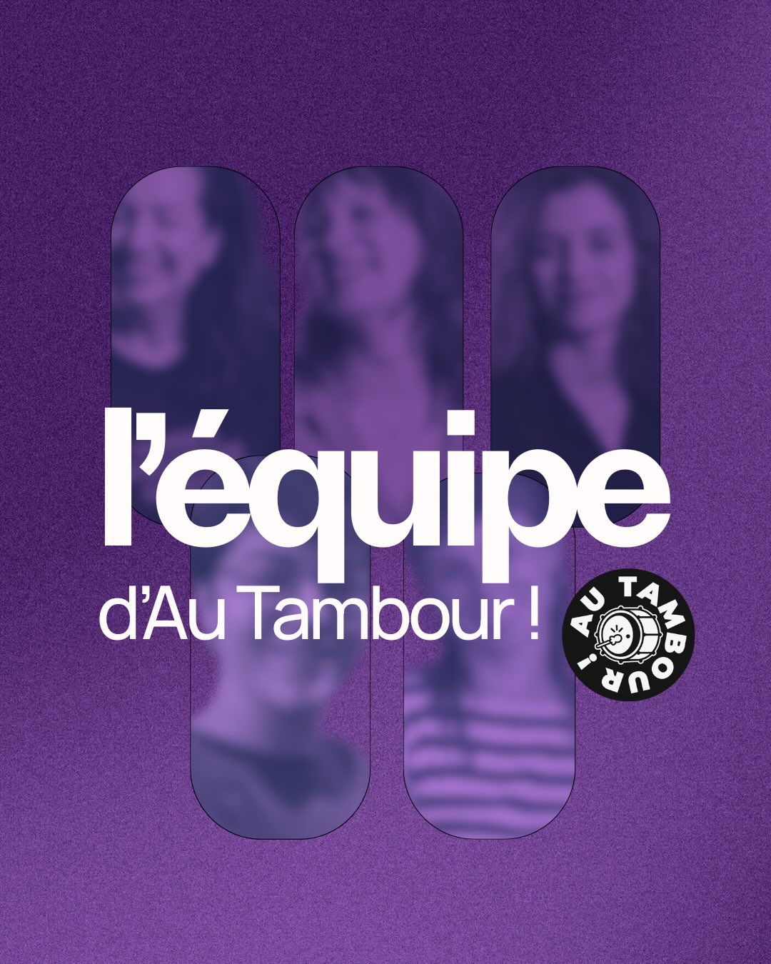 📣Aujourd’hui, on vous présente l’équipe salariée 🔥
✊ Nous sommes engagées et fières de porter Au Tambour ! avec intégrité, une exigence, une vision et des valeurs communes.
💜 Nous sommes heureuses d’être et de travailler ensemble.
🫰 Et cette joie, elle est très importante !
Particulièrement en ce moment, dans ce contexte anxiogène, où les discours cyniques et xénophobes accompagnent et soutiennent les attaques frontales faites à la démocratie et aux solidarités.