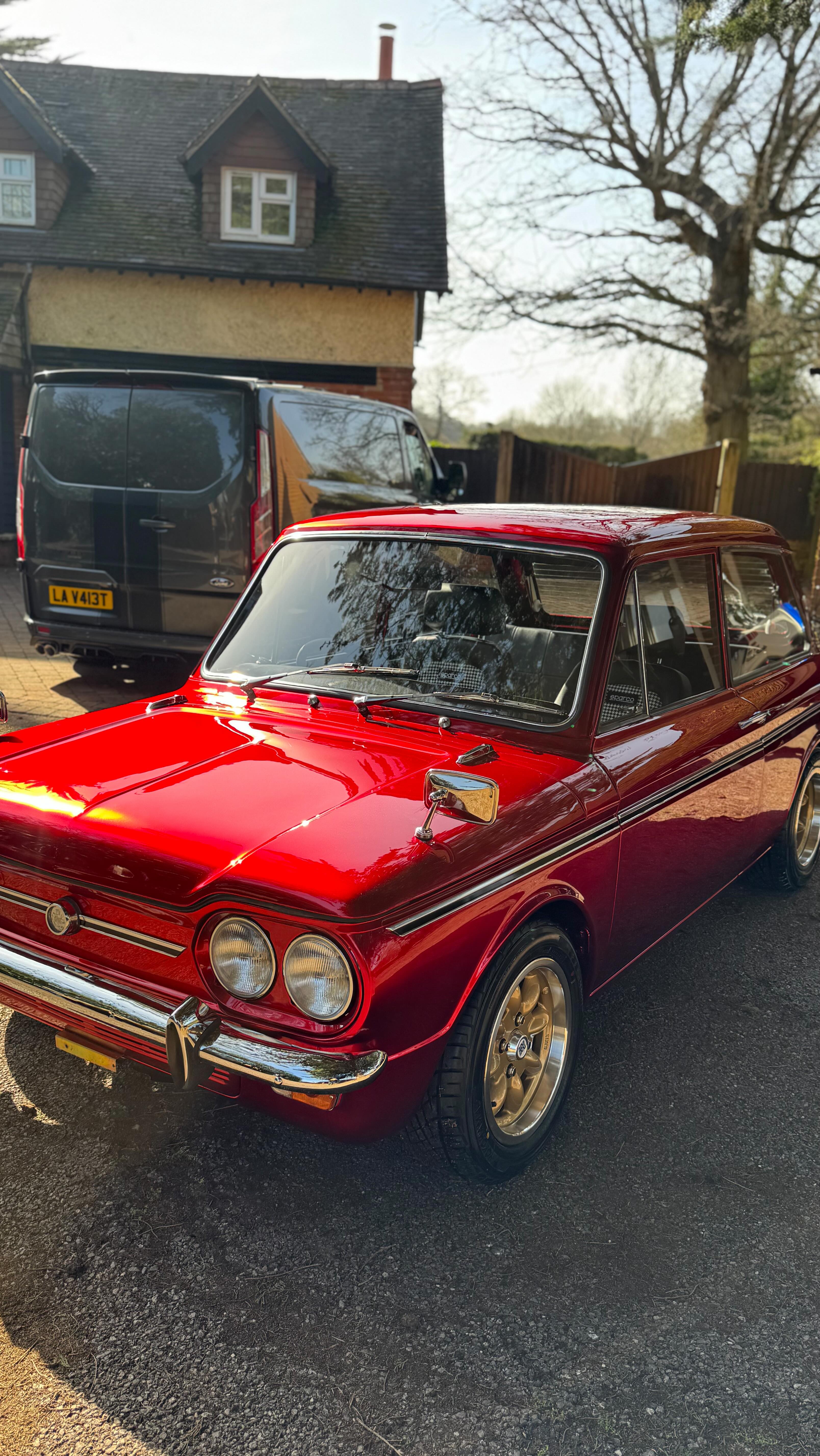 We like a special restoration job every now and then. A lot of story behind this one and glad to be the final person to add the finishing touches to this beautiful 1973 Sunbeam Imp Sport, freshly resprayed in candy apple red. Full restore with a 1040cc engine on twin 40 carbs. What a beautiful day for it too!
Full surface protection ready for its new life on the roads (hopefully another half a century!) itโs weird to think some of the original stuff in the interior is over 53 years old! Nearly double the time weโve been on earth ๐ ๐ฅ
๐ถ Deep Cleans
๐ถ Maintenance Plans
๐ถ Ceramic Coatings
๐ถ Paintwork correction
๐ถ New car details
๐ถ Wheeluv Alloy protection
๐ถ Custom steering Wheel Wraps
๐ช Services at your doorsteps
๐ Fully insured
๐ Appointment Only
โ๏ธ 07805593738
๐ฅ info@lavalets.co.uk