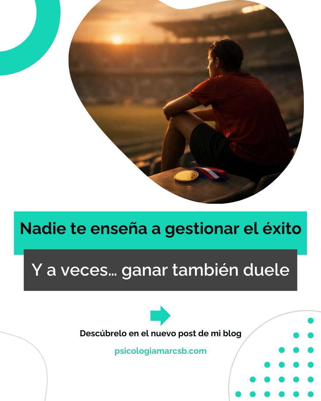 En psicología deportiva hablamos mucho de cómo gestionar la derrota, pero casi nunca de cómo gestionar el éxito.
Y en el alto rendimiento, ganar cambia las reglas internas.
Ya no compites solo para avanzar.
Compites para mantener lo conseguido.
El éxito puede traer presión, miedo a perderlo todo y dificultad para disfrutar lo logrado.
Aprender a sostener lo que has alcanzado sin que tu identidad dependa exclusivamente del resultado también forma parte del rendimiento.
¿Te has sentido así después de un logro importante?
#psicologiadeportiva #altorendimiento #gestiondelexito #rendimientodeportivo #saludmentalendeporte