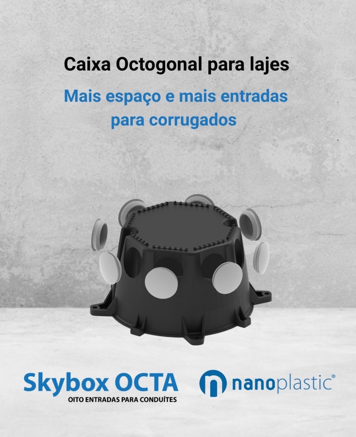 Credenciamento gratuito no site oficial da Feicon até 22/03. Lançamento da nossa Skybox Octa ✅