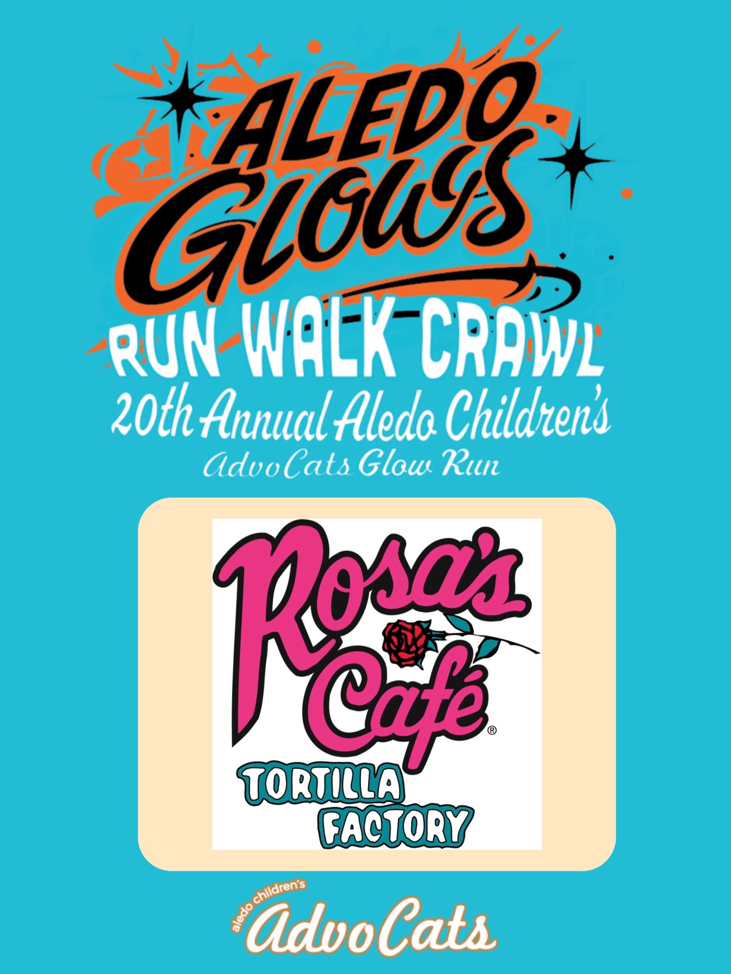Aledo Glows SPONSOR SPOTLIGHT 🌟
Thank you Rosa’s Cafe for being a FRIEND of ADVOCAT sponsor!
Aledo GLOWS because of you!🧡🖤🌟